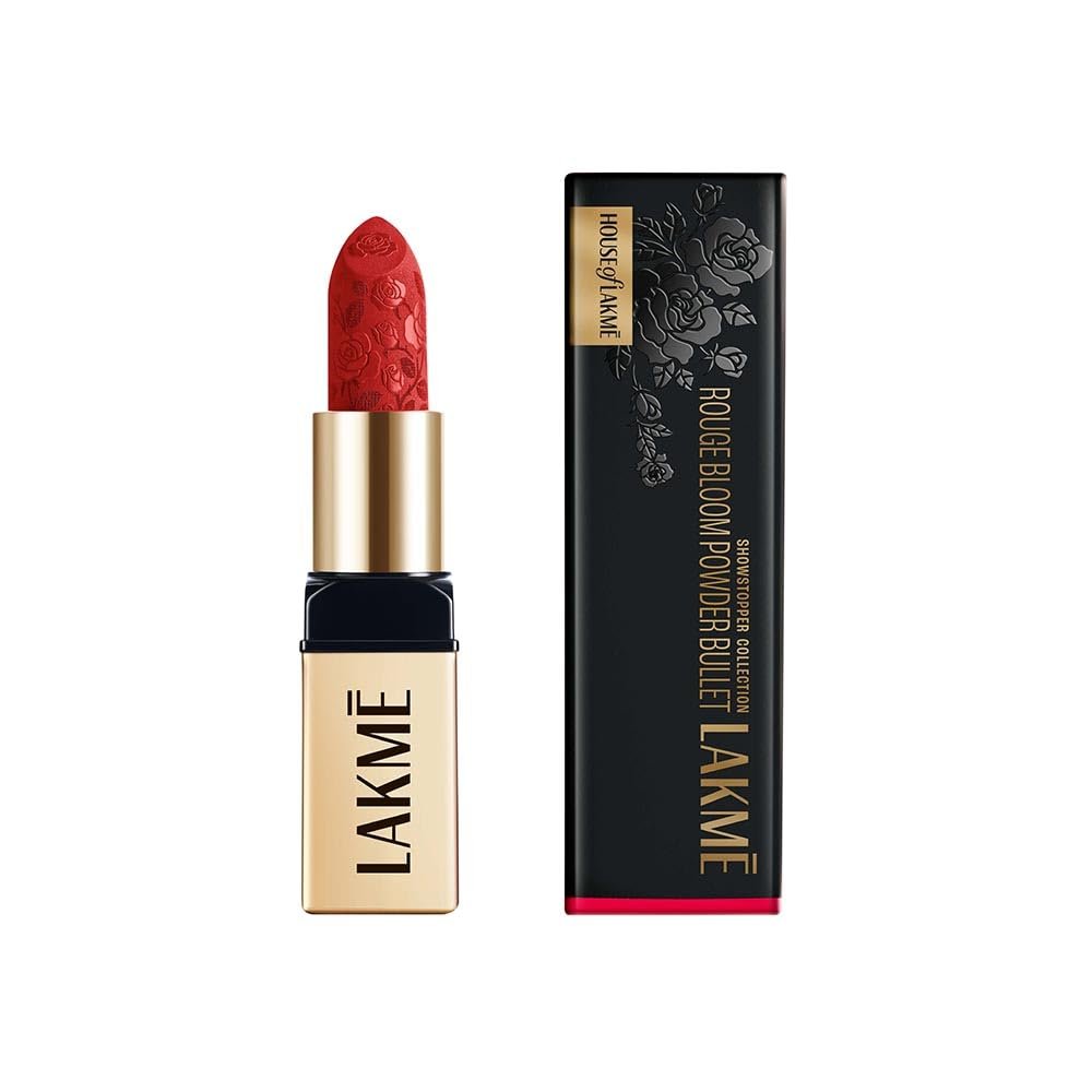 LAKMÉ Rouge Bloom Powder Matte Bullet Scarlet Rose 209-4gm