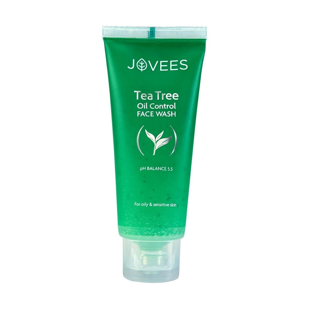 Jovees Herbal Tea Tree Oil Control Face Wash for Oily & Sensitive Skin | Paraben & Alcohol-Free, Controls Oil, Prevents Breakouts, Remove Dead Skin | Gentle Cleanser For All Skin Types -50ml thumbnail
