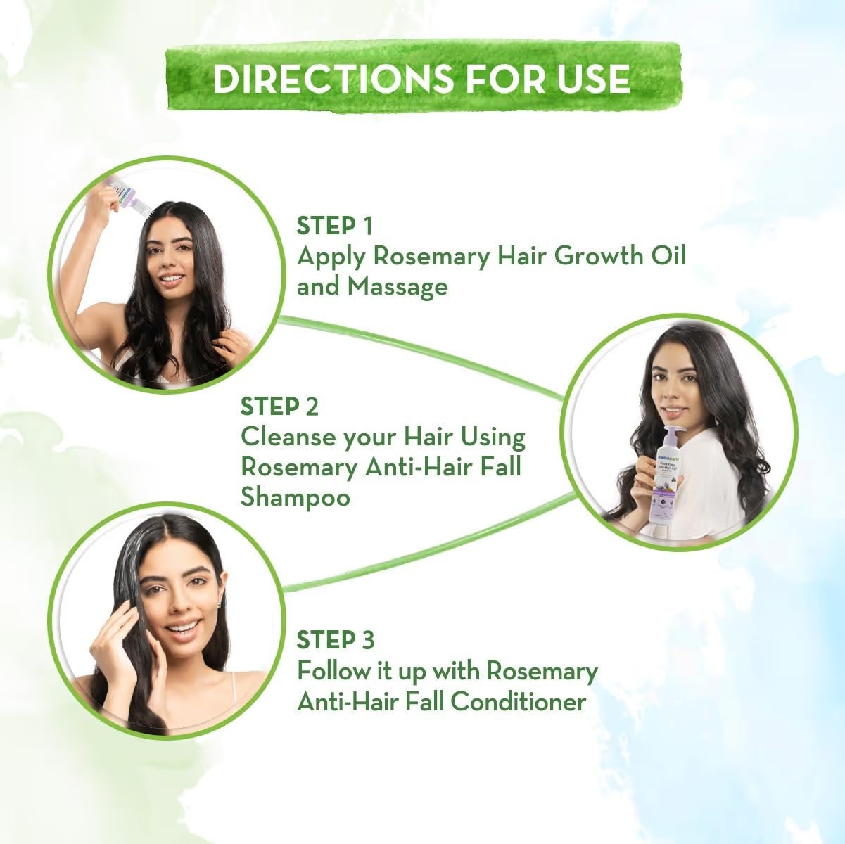 Mamaearth Rosemary Hair Fall Control Kit 650ml thumbnail