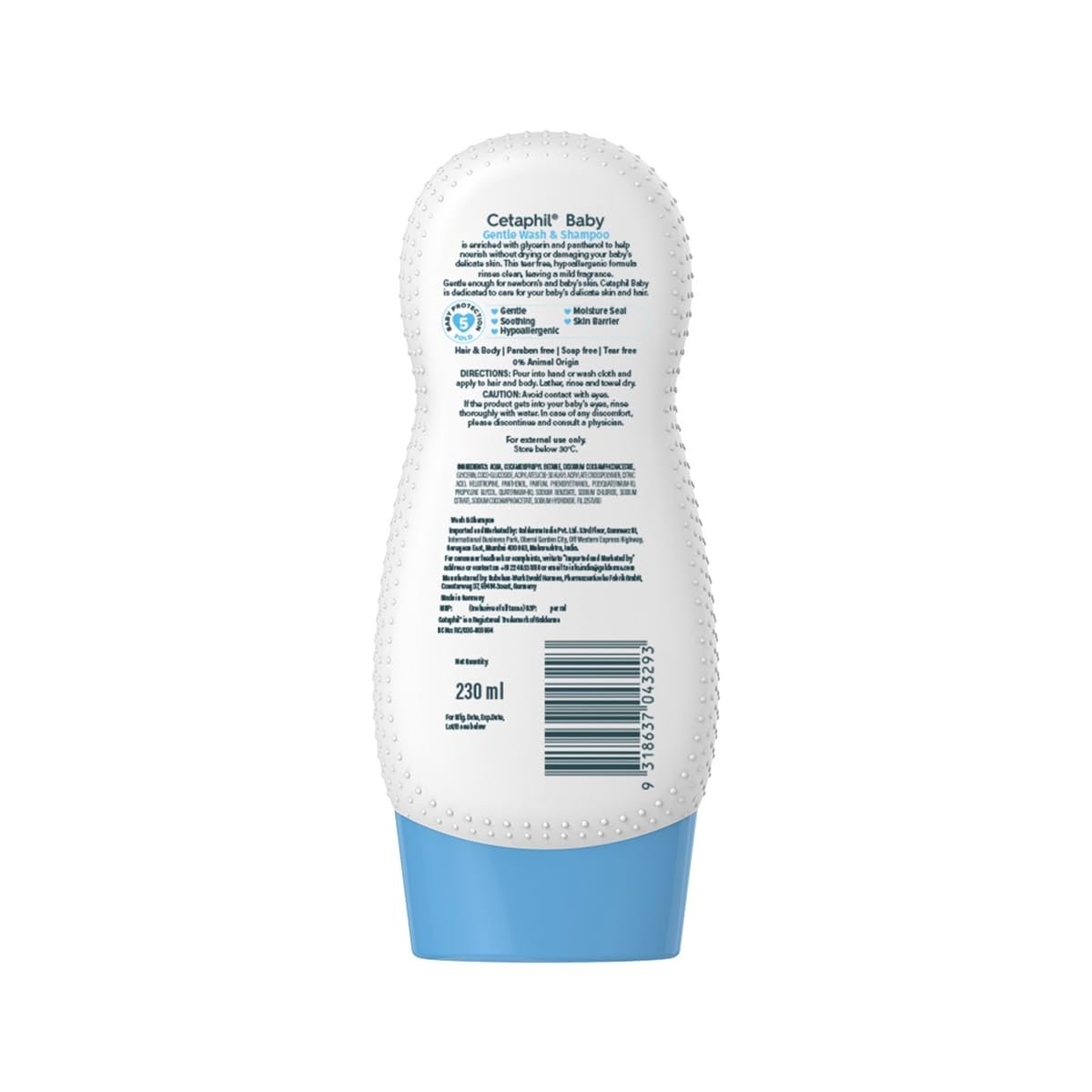 Cetaphil Baby Shampoo and Wash, 230 ml thumbnail