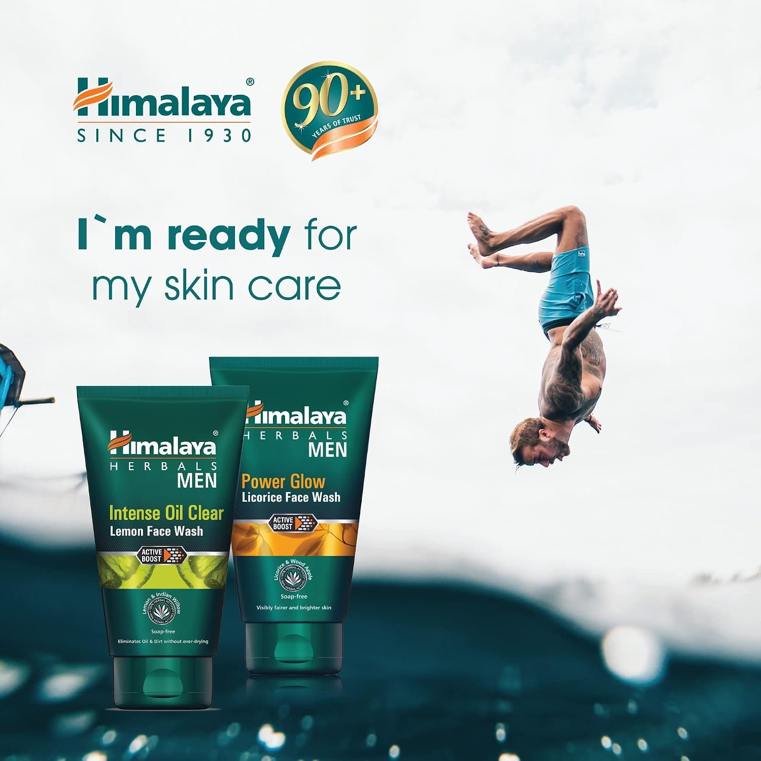 Himalaya Men Intense Oil Clear Lemon Face Wash – Deep Cleansing & Oil Control Facial Cleanser for Fresh, Clear-Looking Skin, 100ml thumbnail