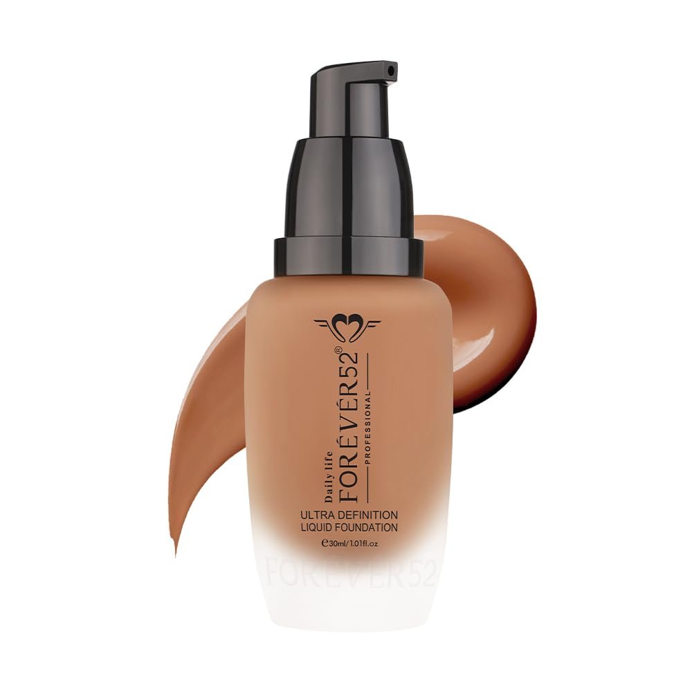 Daily Life Forever52 Ultra Definition Liquid Foundation | 24H Wear, Medium to Full Coverage, Pore-Minimizing & Mattifying, Long Lasting, Anti-Aging, Satin Finish | Eclair (FLF002) 30ml thumbnail