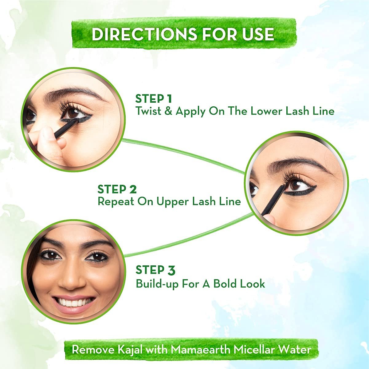 Mamaearth Long Stay Kajal Black Retractable Waterproof Pencil thumbnail