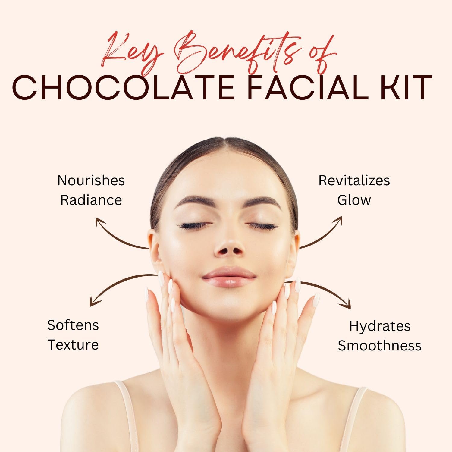 Aroma treasures Chocolate Facial Kit for all skin type (One time use kit) thumbnail