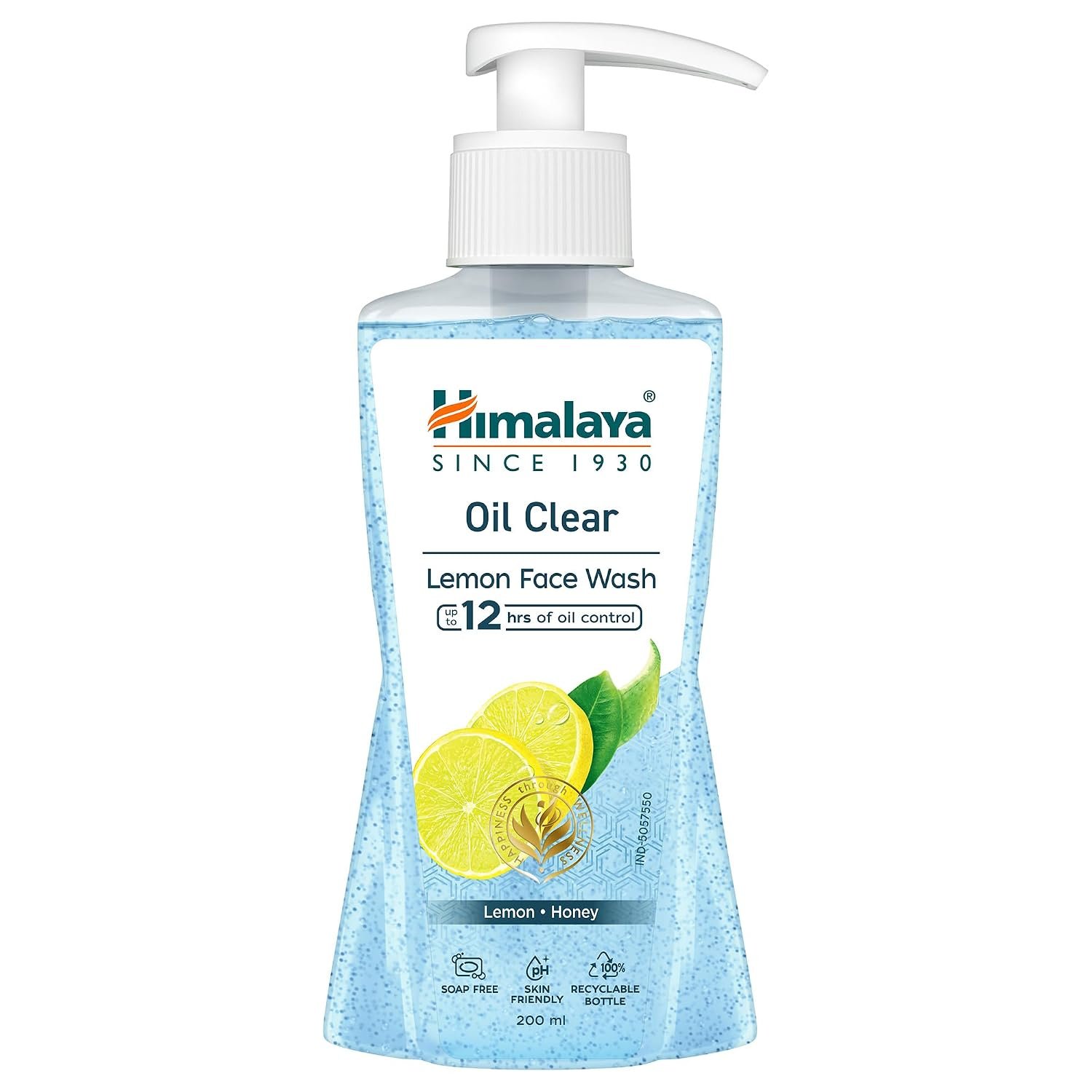 Himalaya Oil Clear Lemon Face Wash – Deep Cleansing & Oil Control Facial Cleanser, 200ml