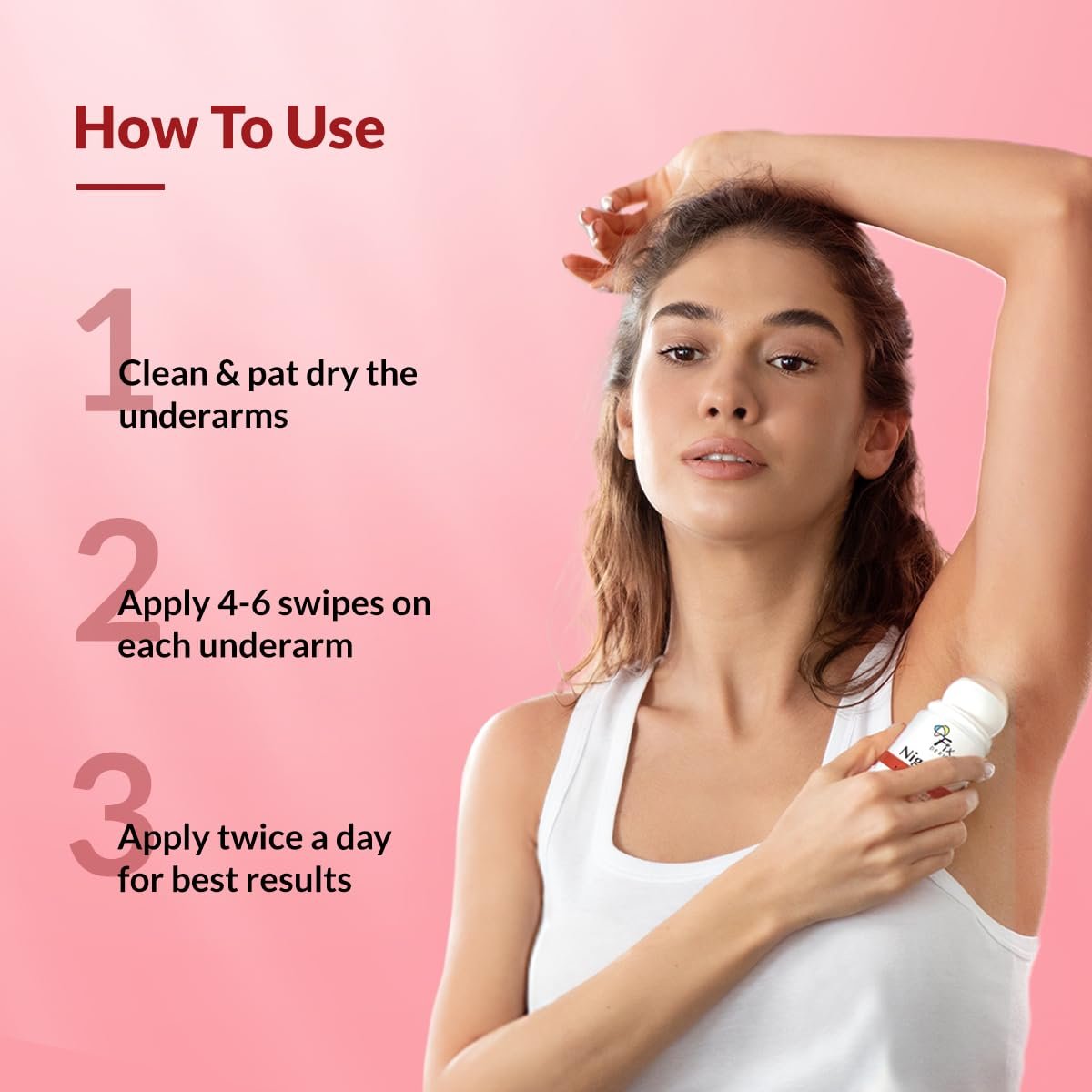 Fixderma Nigrifix Underarm Velvet Musk Roll on With 6% AHA, Lactic Acid & 1% Mandelic Acid & Kojic Acid | Brightens Skin & Exfoliates Underarm | For Sensitive Skin - 60ml thumbnail