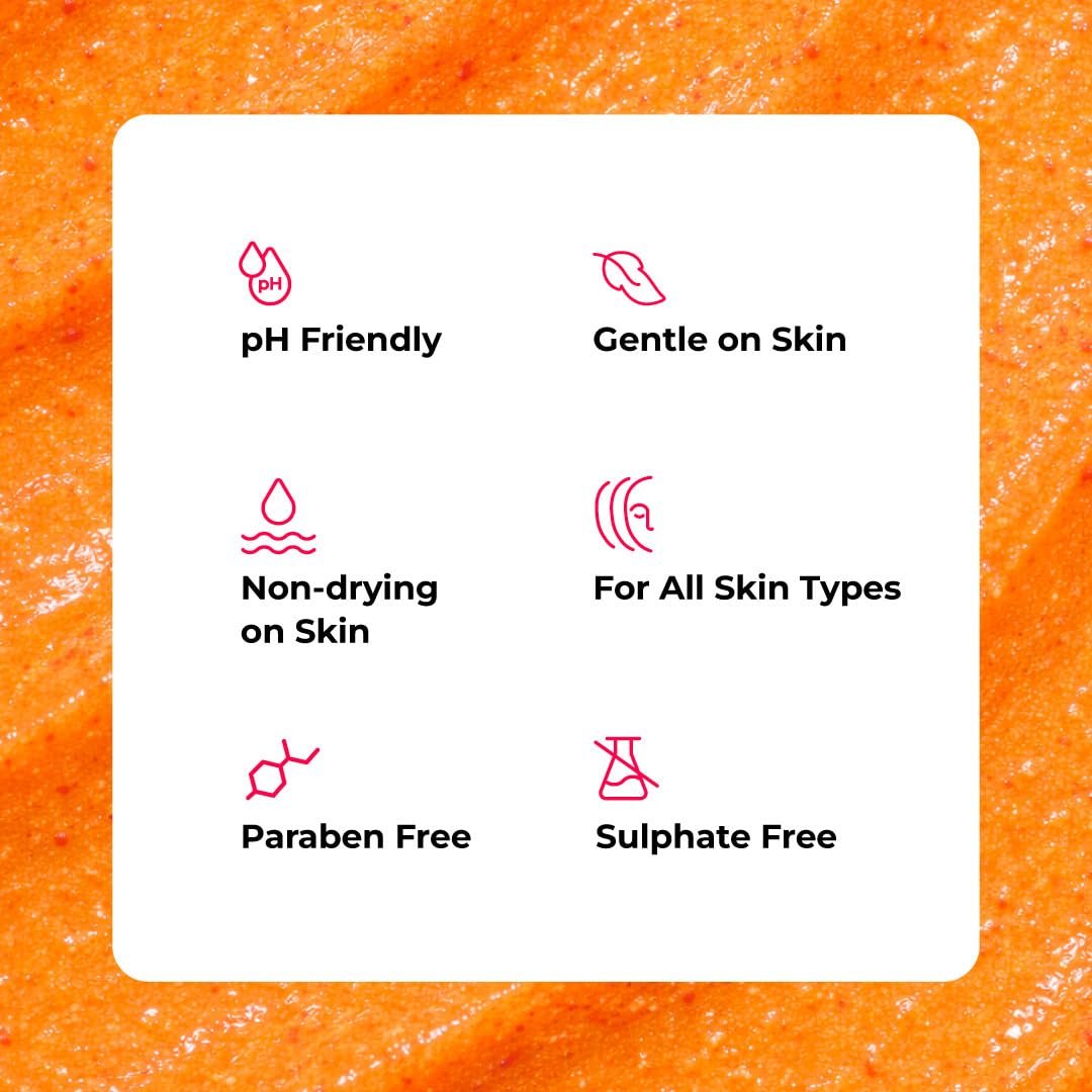 Hula Hoop Foaming 10% De-Tan Body Scrub by Foxtale | Tan Removal & Soft-Smooth Skin | 5% Glycolic Acid, Lactic Acid & Azeloglycine | For Women & Men | All Skin Types | 200g thumbnail