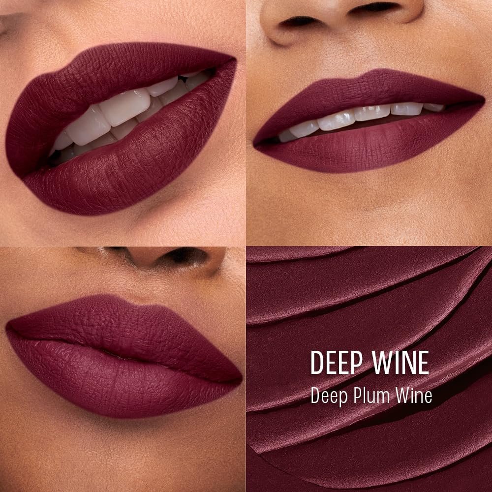 Lakme 9to5 Lip Tattoo Matte Slim Stick, Deep Wine, 2g, for Intense Color and Full Coverage, with Bakuchiol and Vitamin E, Smudgeproof and Waterproof, Long-Lasting Lipstick for Women thumbnail