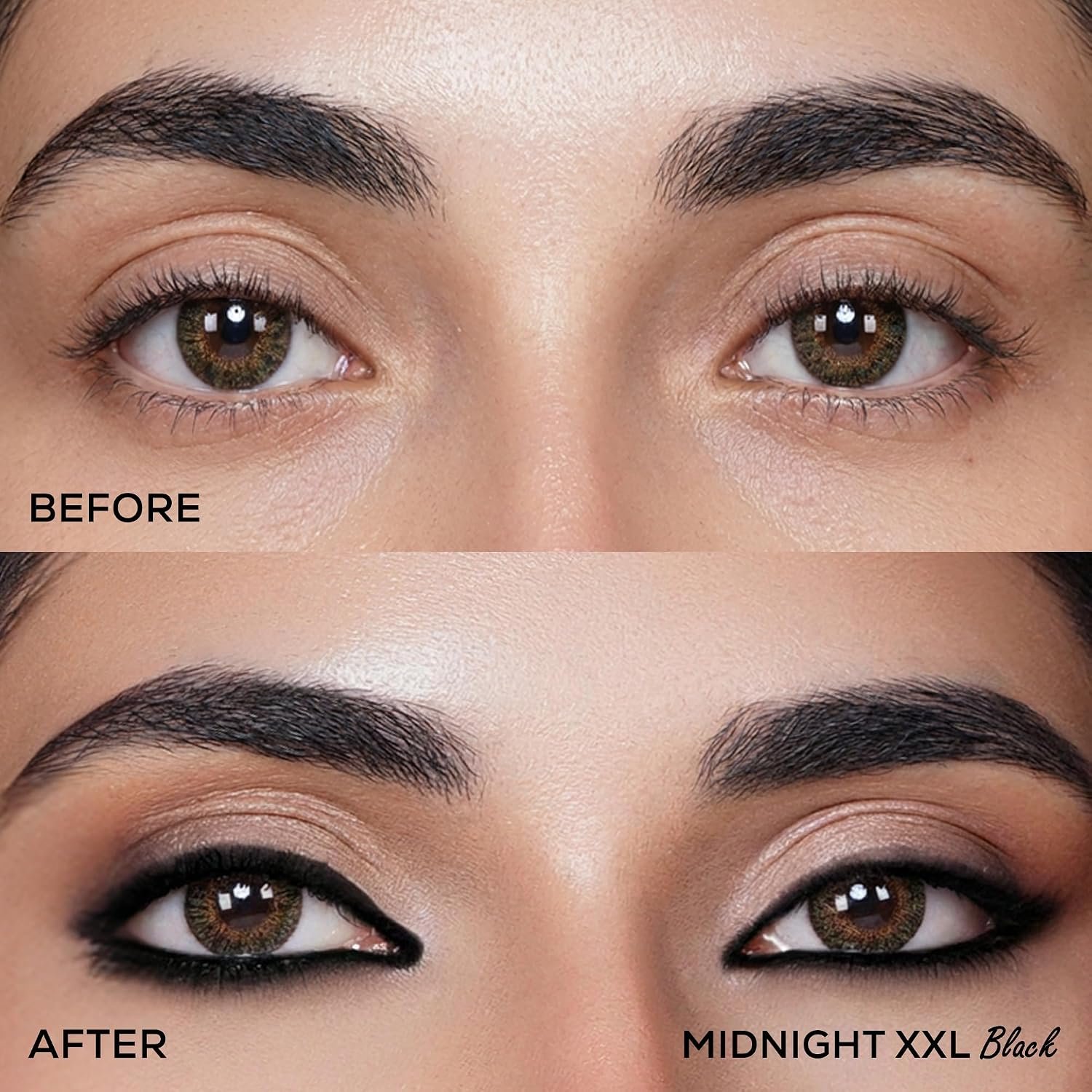 RENEE Midnight XXL Kajal | Black Kohl Pencil with Built-in Sharpener | Waterproof, Smudge-proof, 24Hr Long-Lasting | Ultra-Rich Pigment, Smooth Glide | 1.5g thumbnail