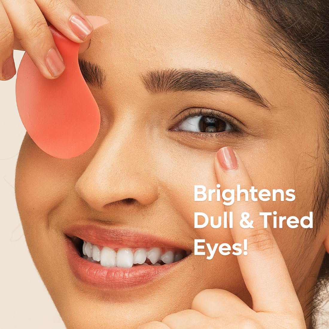 mCaffeine Cooling Under Eye Serum Patch for Brightness | Reduces Pigmentation with 4% Niacinamide & Kombucha Tea | Under Eye Patch Mask | thumbnail