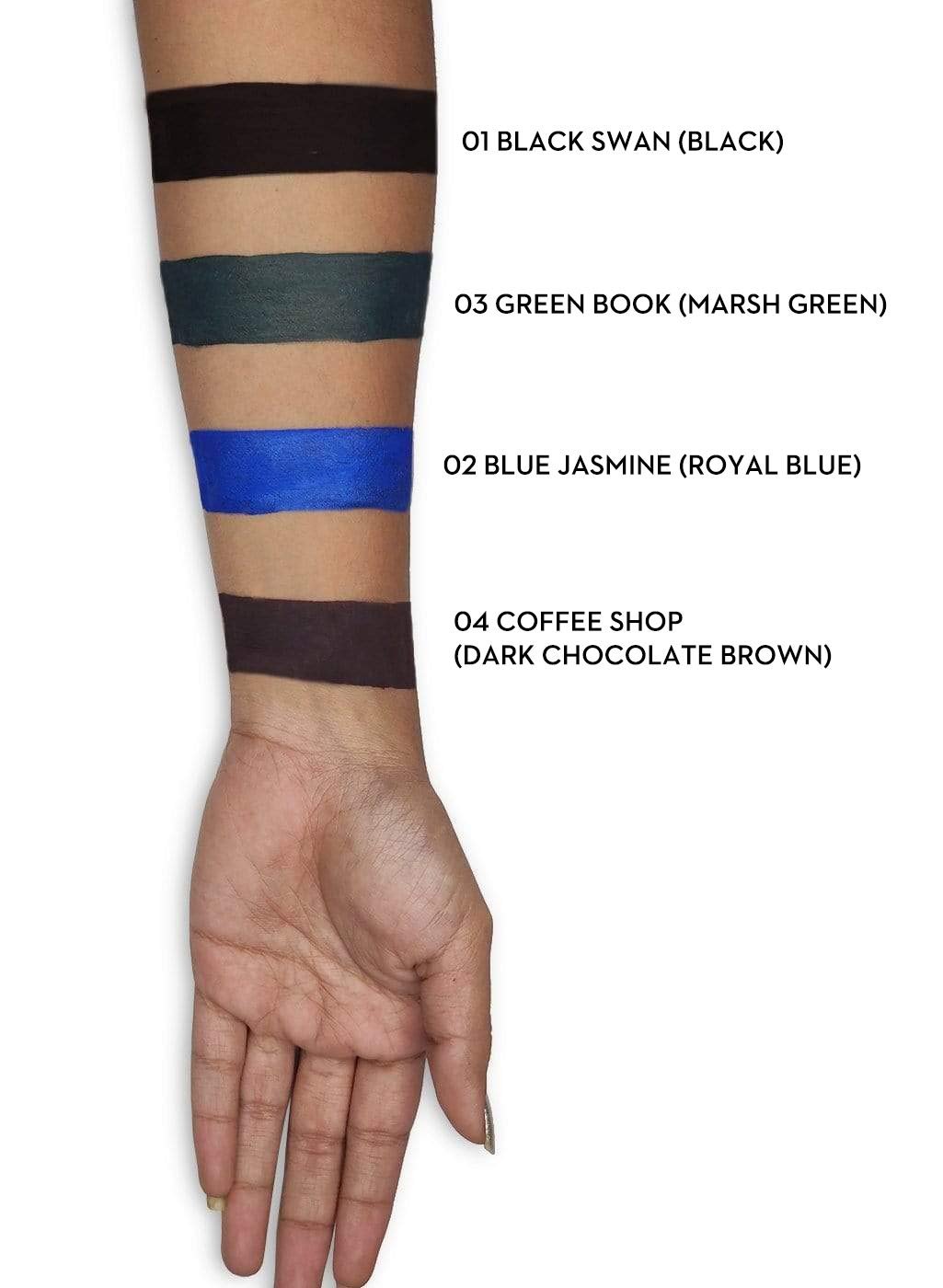 SUGAR Cosmetics - Eye Warned You So! - Double Matte Eyeliner Gel - 01 Black Swan (Black Eye Liner) - Sweat Proof, 100% Waterproof Eye Liner With Matte Finish, Multicolor thumbnail
