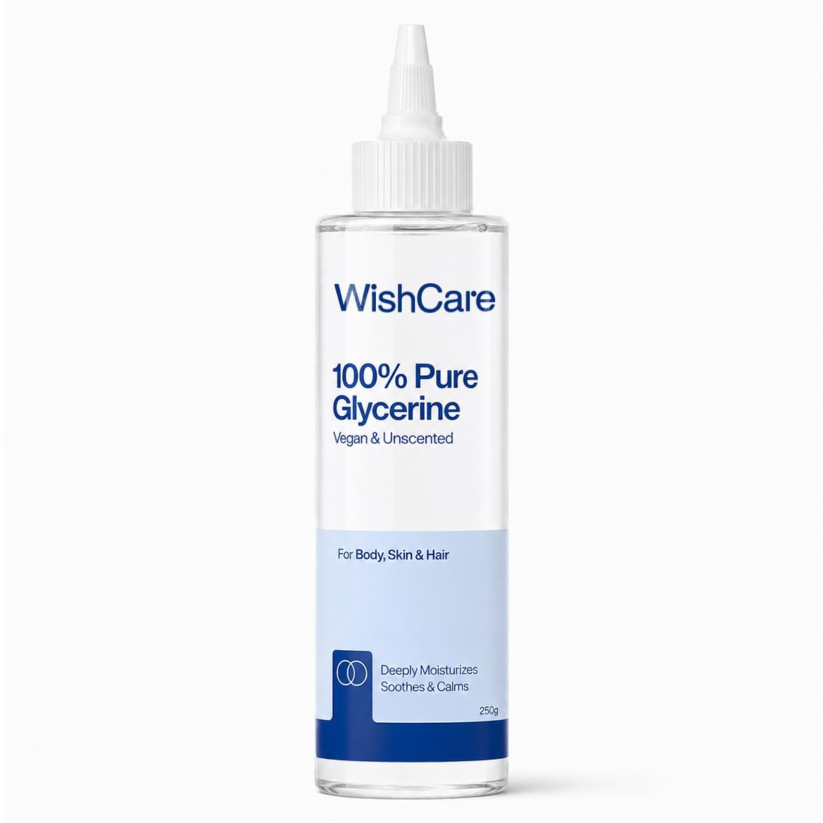 WishCare Unscented Glycerine Gel for Skin Care | 100% Pure & Vegan | Hydrating & Moisturizing Gel for Soft, Smooth & Supple Skin | 250g thumbnail