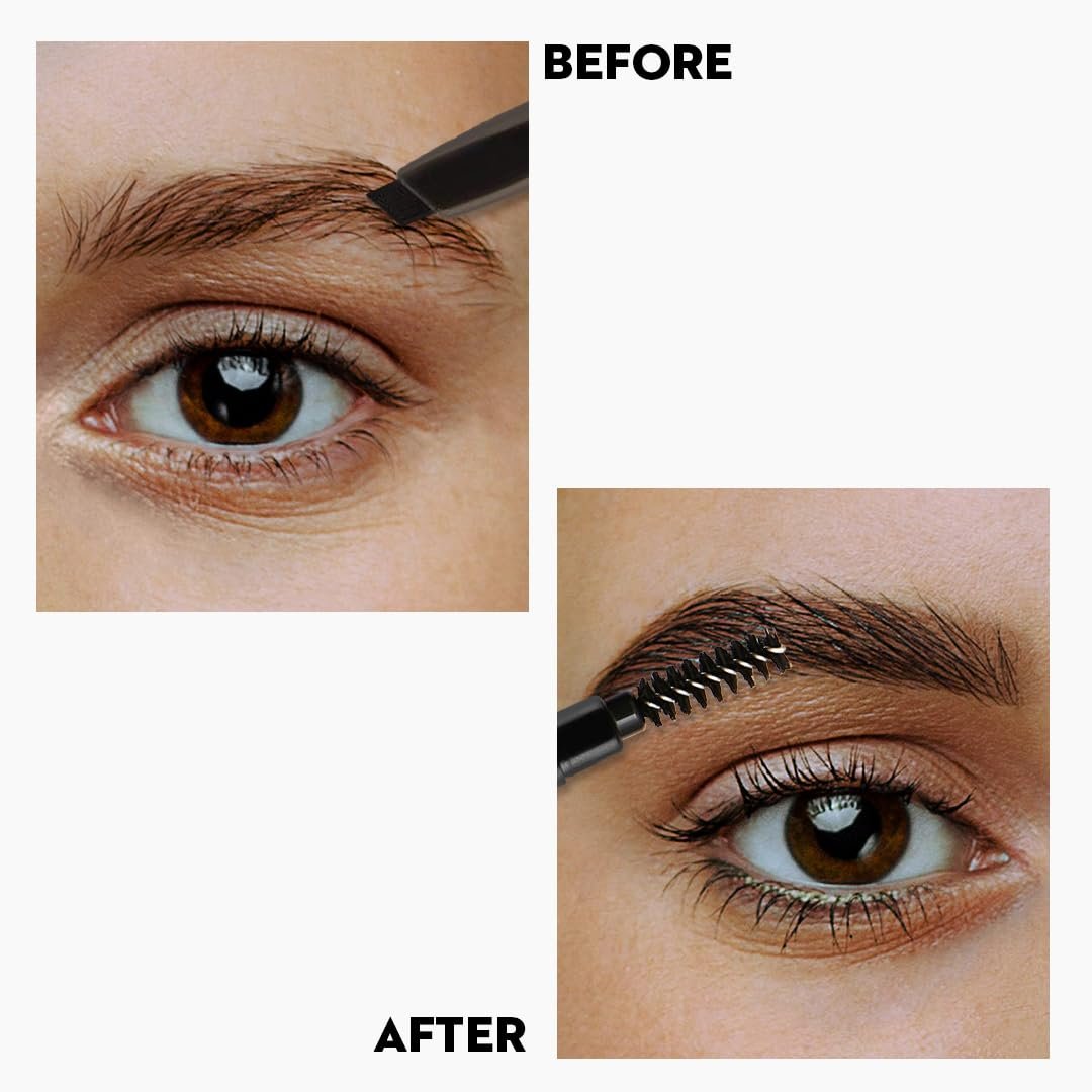 SUGAR Cosmetics Arch Arrival Brow Definer with Spoolie | Lasts Upto 12hrs | Pigmented Eyebrow Pencil | Long Lasting & Natural Finish | 3.5gm - 02 Taupe Tom thumbnail