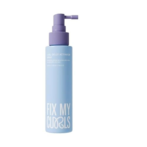 Fix My Curls Curl Gelly Activator Spray No-Water Curl Refresher with Avocado Oil, Lightweight for Hydration & Definition for All Hair Textures (100ml)