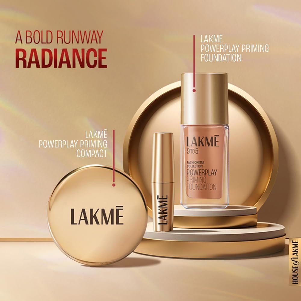 LAKMÉ Powerplay Priming Matte Lipstick, Smooth Matte Finish Caramel Latte, 3.6g thumbnail