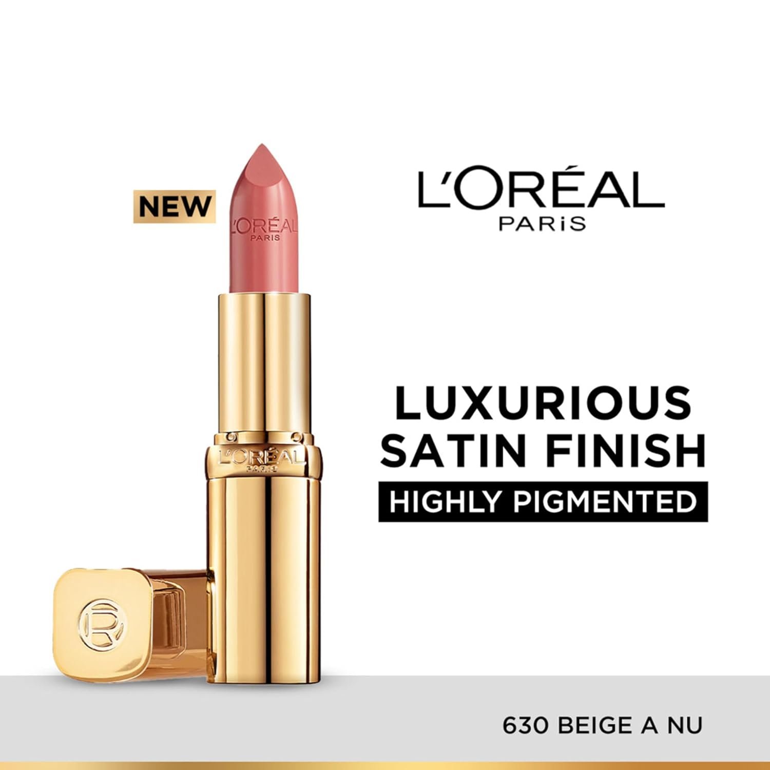 L'Oréal Paris Color Riche Satin Lipstick, 630 Beige A Nu thumbnail