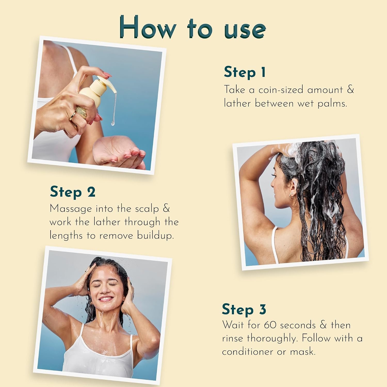 Fix My Curls Clarifying Shampoo | With AHA 0.1% + BHA 0.2%, Green Tea & Aloe Vera | Removes Buildup & Excess Oil | For Curly & Wavy Hair | Weekly Scalp Detox | 100ml thumbnail