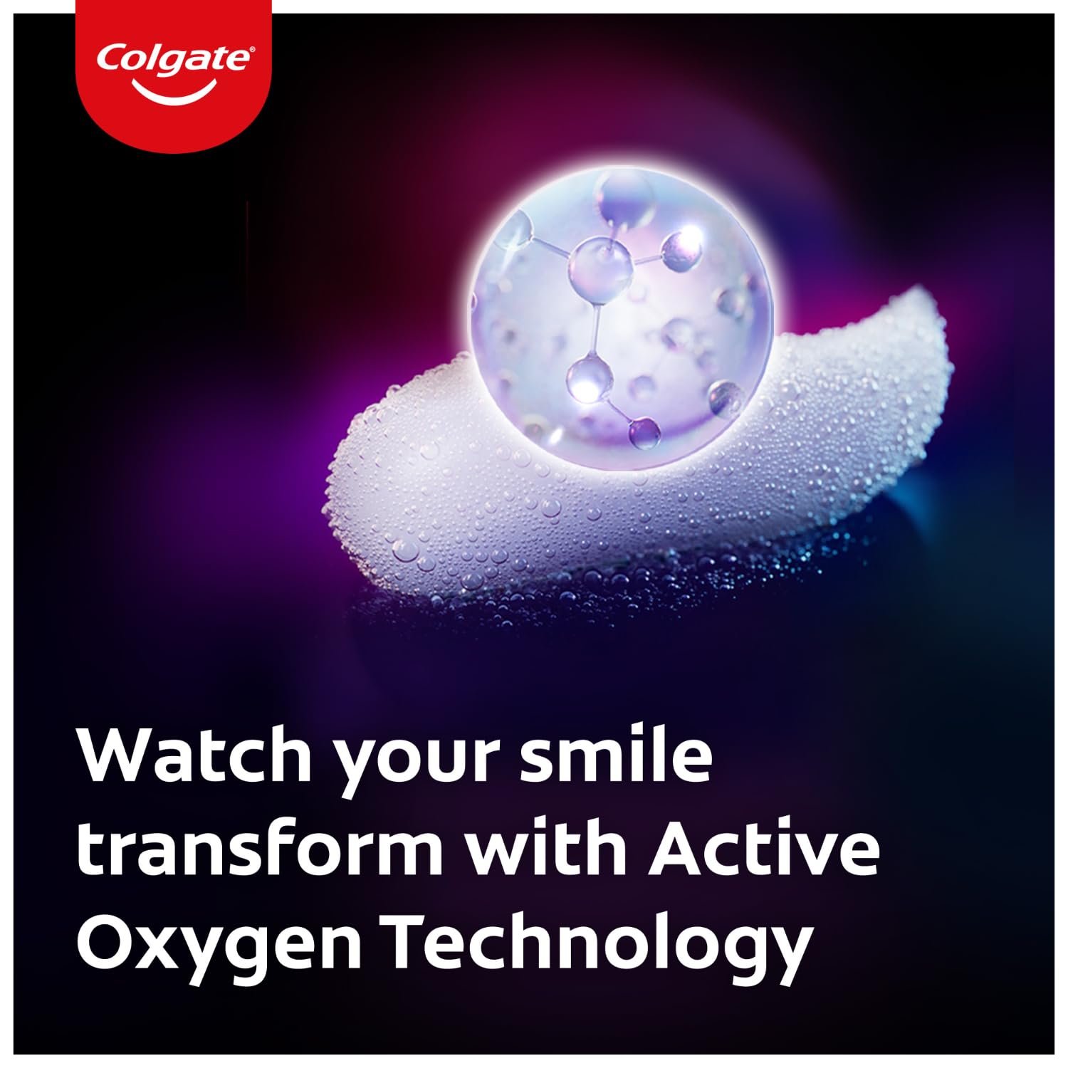 Colgate Visible White O2, Teeth Whitening Toothpaste (25g) for noticeably whiter teeth starting in 3 days with Active Technology, Enamel Safe Teeth Whitening & Fresh Breath thumbnail