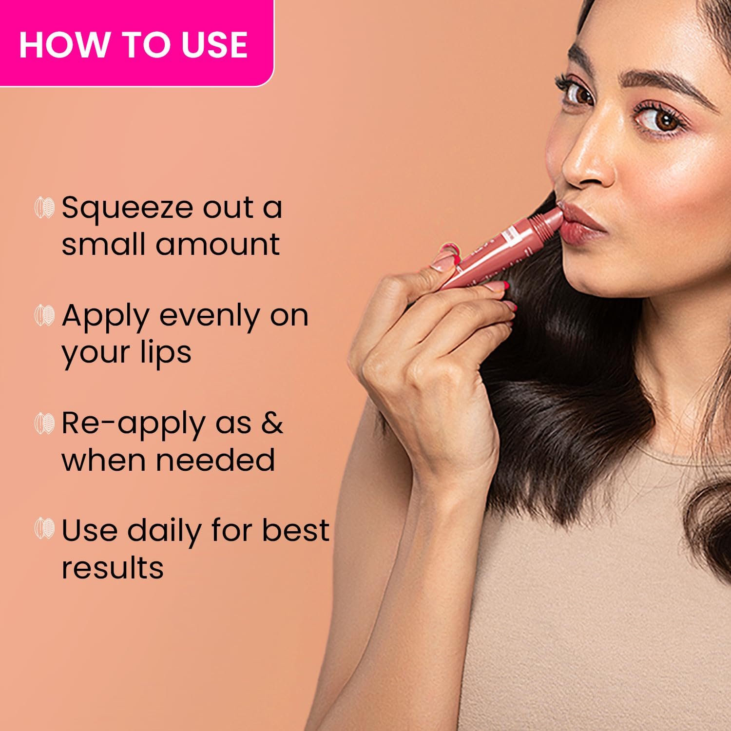 Dot & Key Ceramide & Peptide Barrier Repair Lip Balm SPF 50, PA+++ | Warm Nude | UVA/UVB Protection | Soft Tinted Lip Moisturizer | 10g thumbnail