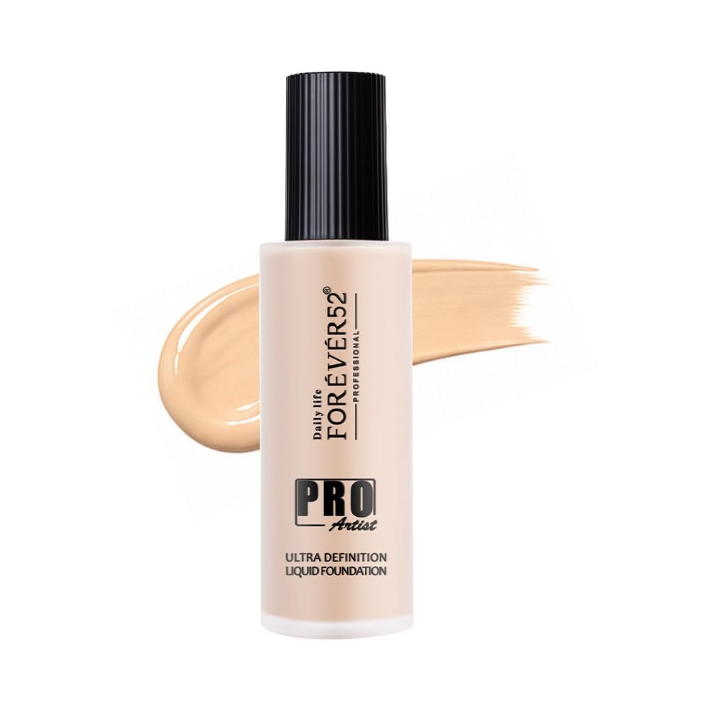 Daily Life Forever52 Pro Artist Ultra Definition Liquid Foundation | High-Pigment, Full Coverage, 24-Hour Wear, Waterproof & Sweatproof, Lightweight Hydrating, Oil-Free Formula thumbnail