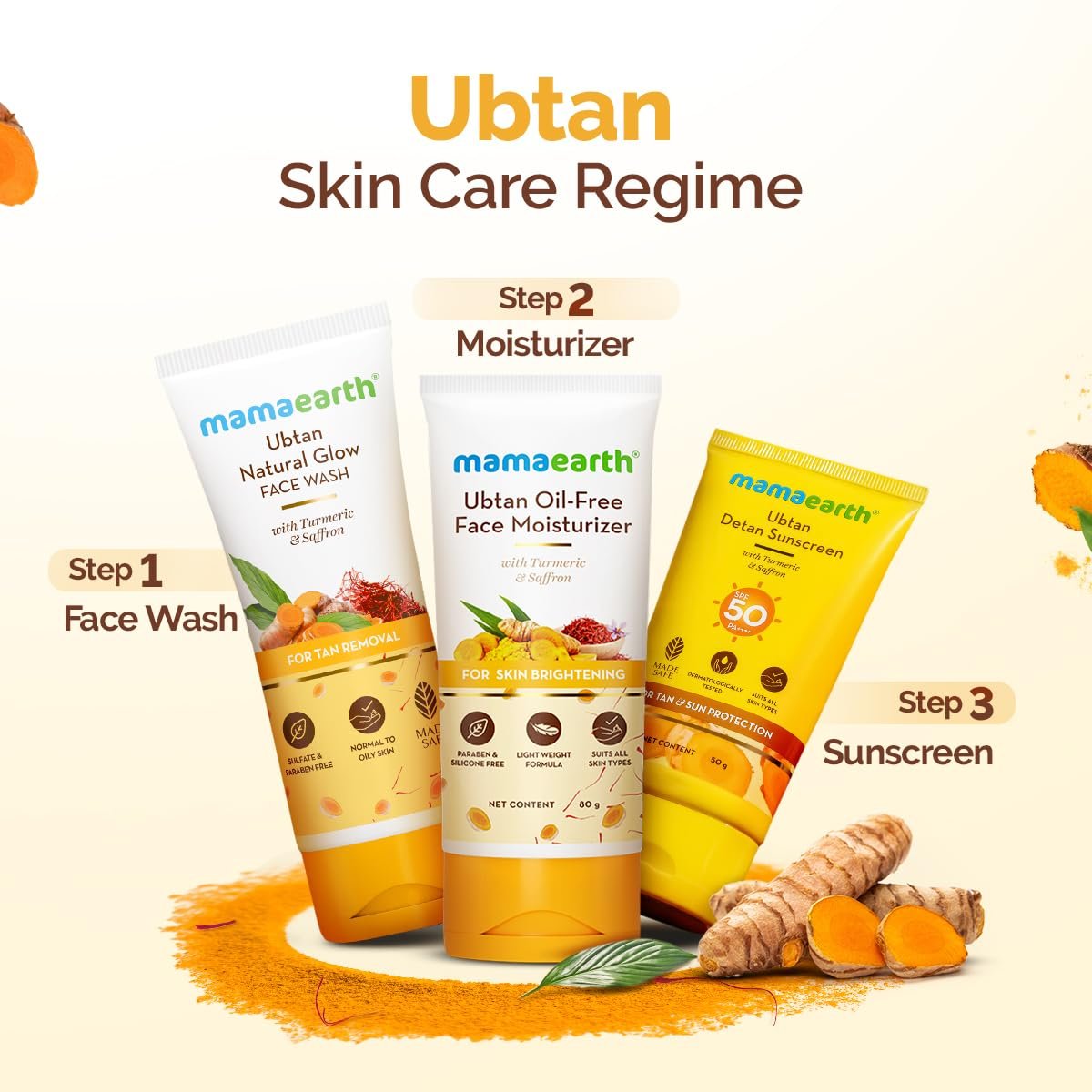 Mamaearth Ubtan Natural Glow Face Wash 100ml thumbnail