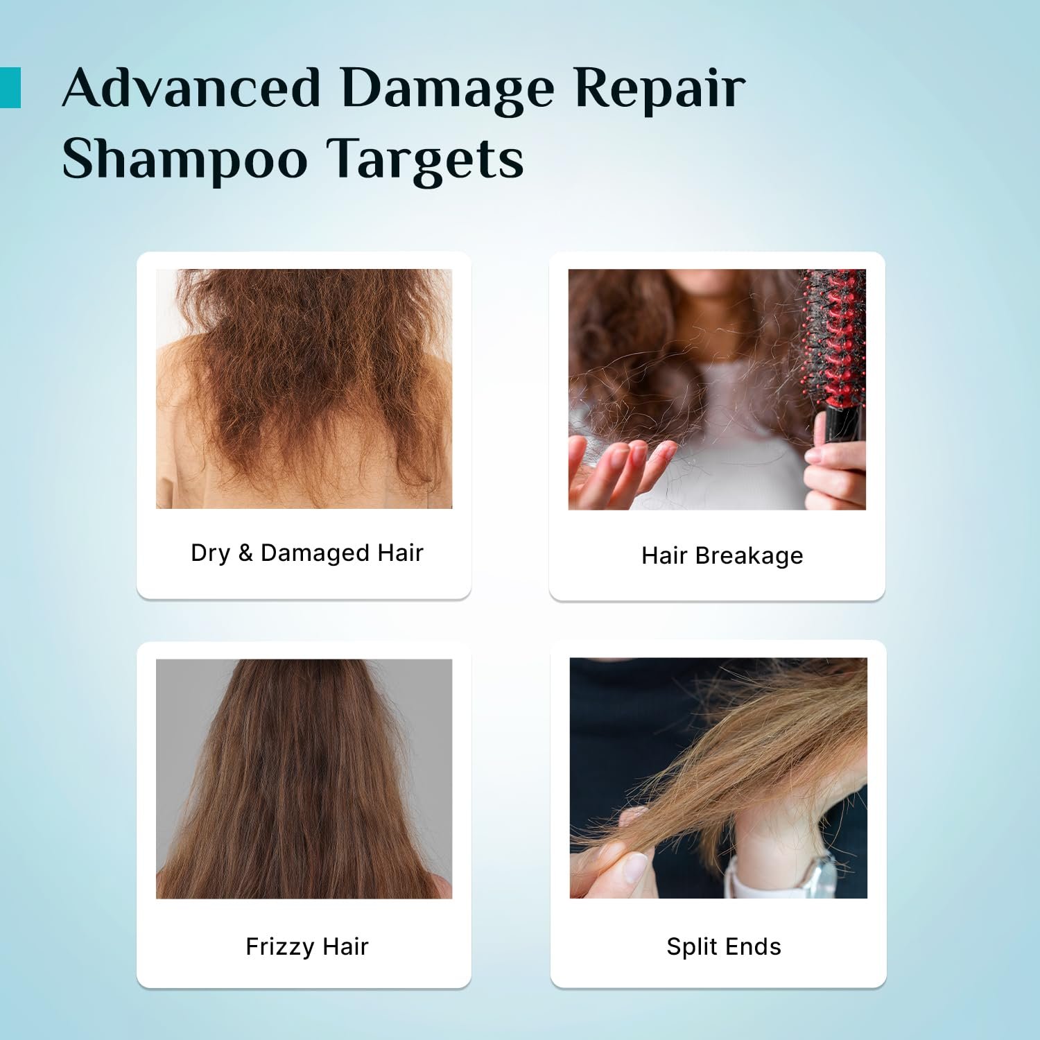 Pilgrim Korean Rice Water & Collagen Advanced Damage Repair Shampoo - 200ml 92% Less Breakage, Up to 20X Softer Hair, with 17 Amino Acids, Wheat Protein & 5 Ceramides thumbnail