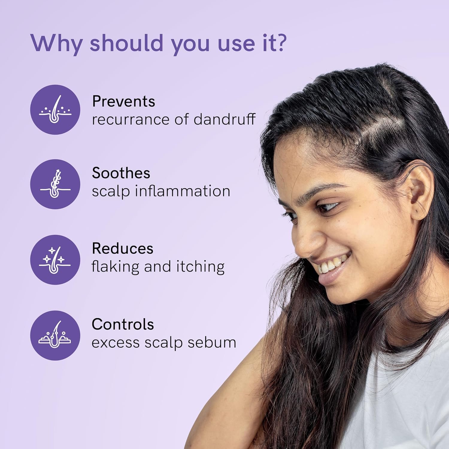 Be bodywise Anti Dandruff Scalp Serum 50ml | Fights Dandruff, Reduces flaky & itchy scalp | With Ichthyol Pale, Zinc Pyrithione, & Tea Tree Oil | Paraben & Sulphate free thumbnail