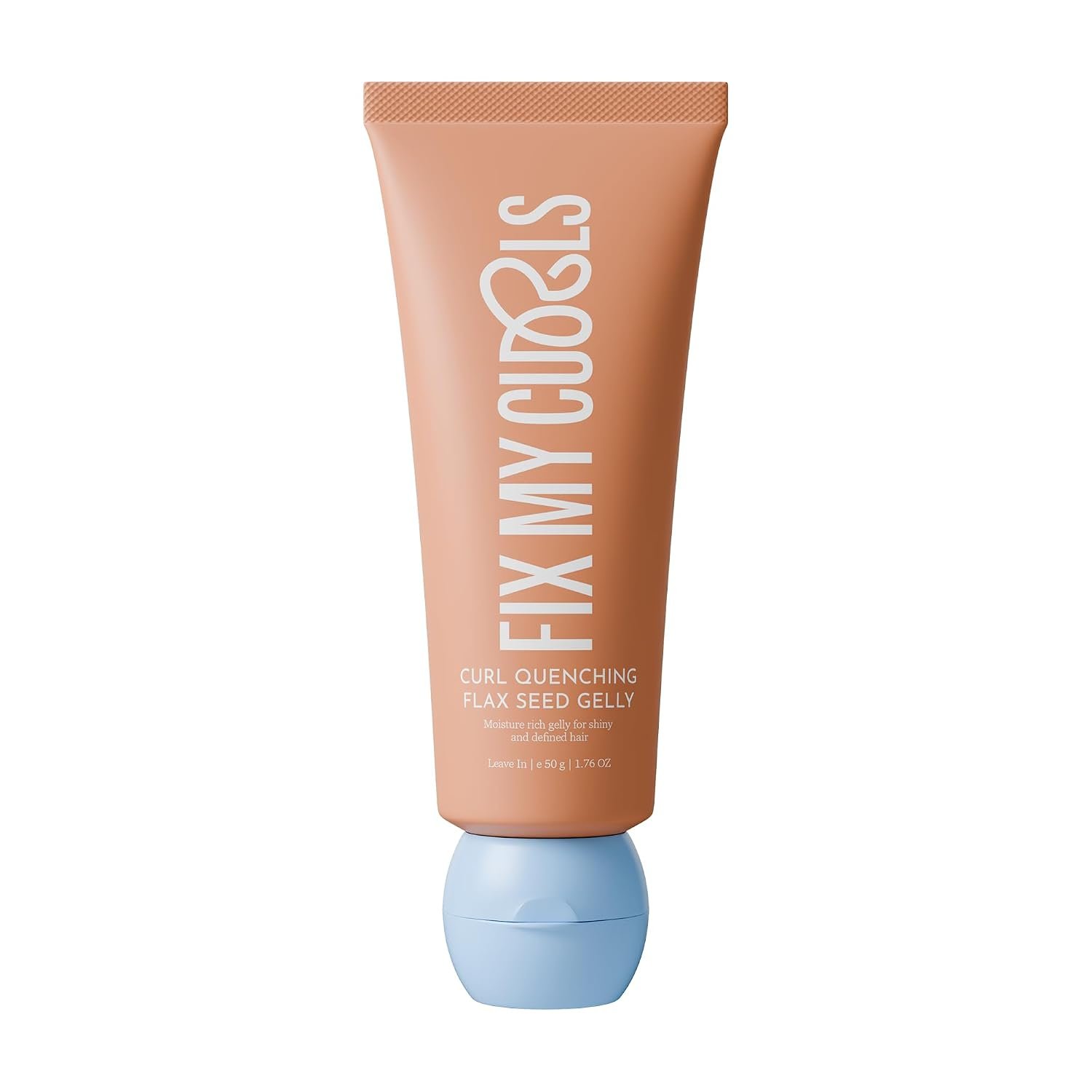 Fix My Curls Curl Quenching Flaxseed Gelly | Curl Definition | 50g A strong-hold styling gelly for defined, bouncy curls with lasting frizz control.
