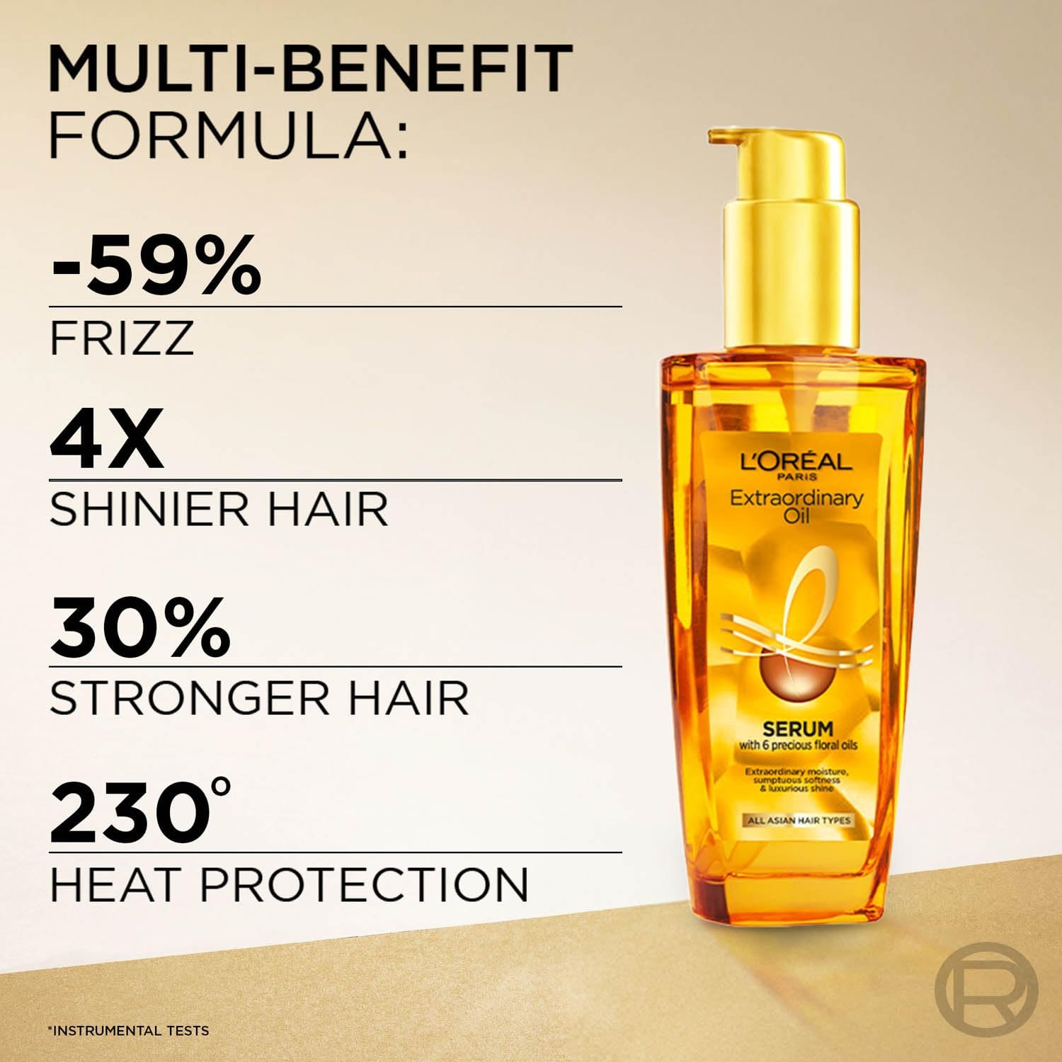 L'Oreal Paris Extraordinary Oil Hair Serum - Heat Protection, 100ml thumbnail
