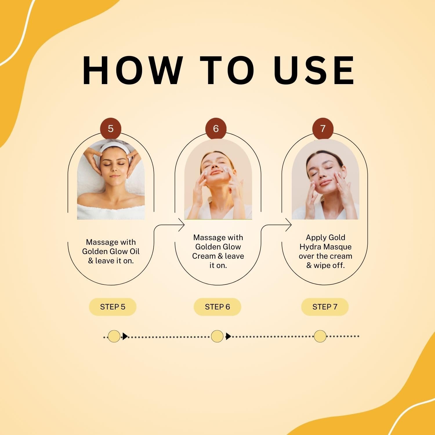 Aroma treasures one time use facial kits with natural ingredients (Royal gold facial kit - Dry Skin) thumbnail
