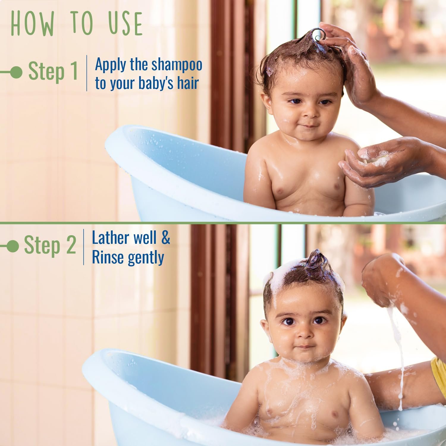 Parachute Advansed Baby Shampoo for Kids | Doctor Certified | Tear Free | Tender Coconut Water & Virgin Coconut Oil | Soft & Shiny Hair | 410ml thumbnail