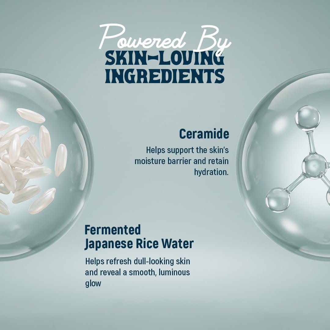 WOW Skin Science Rice Water & Ceramide Hydrating Face Wash | Brightens Skin | Tightens Pores | Locks in Moisture | Reduces Fine Lines | Improves Skin Elasticity | 100ml thumbnail