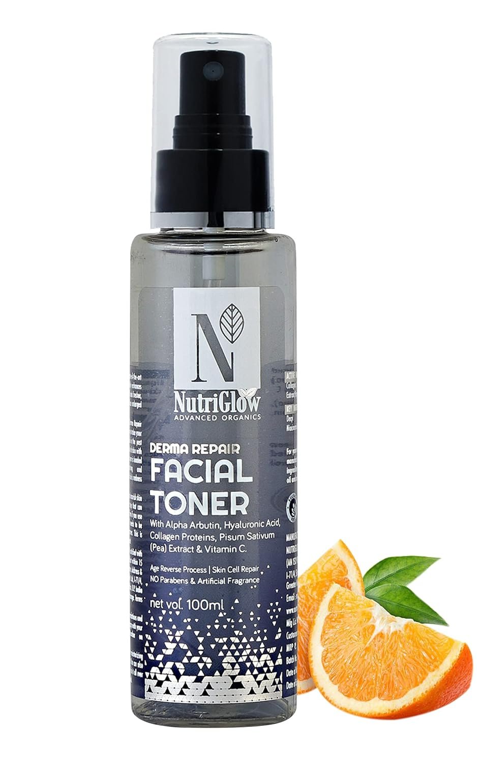 NutriGlow Advanced Organics Derma Repair Facial Toner  100ml