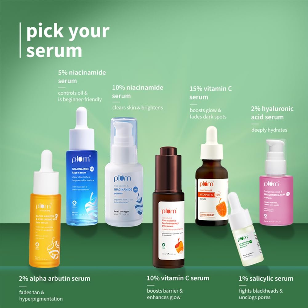 Plum 2% Salicylic Acid Face Serum for Acne & Blackheads | Oil Control & Pore Cleansing / For Men & Women | 10 ml thumbnail