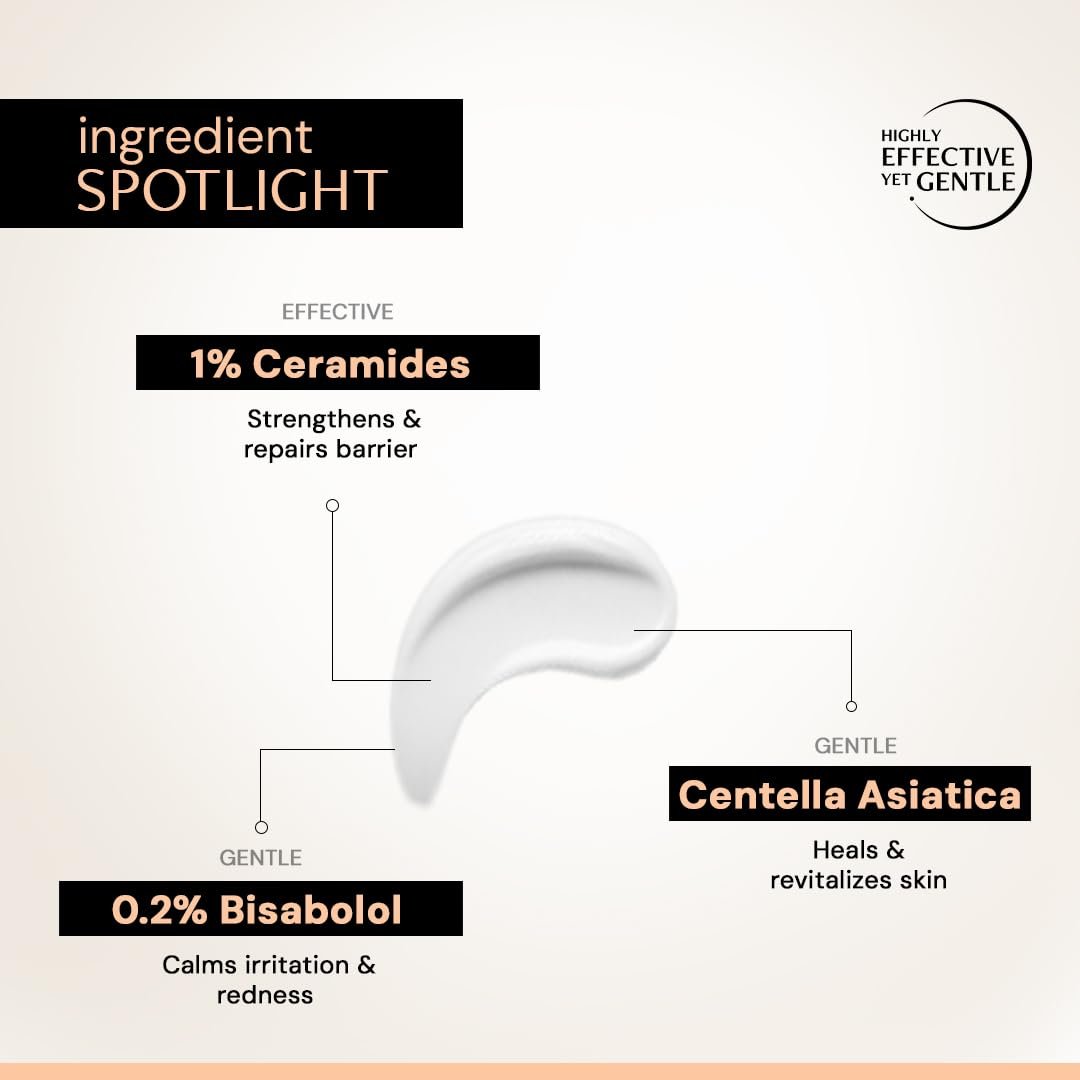Deconstruct Skin Soothe Moisturizer | 1% Ceramides + 0.2% Bisabolol | Ceramide Barrier Repair | Soothing | For Very Dry to Combination Skin | Deep Moisturization & Hydration | 50 gm thumbnail