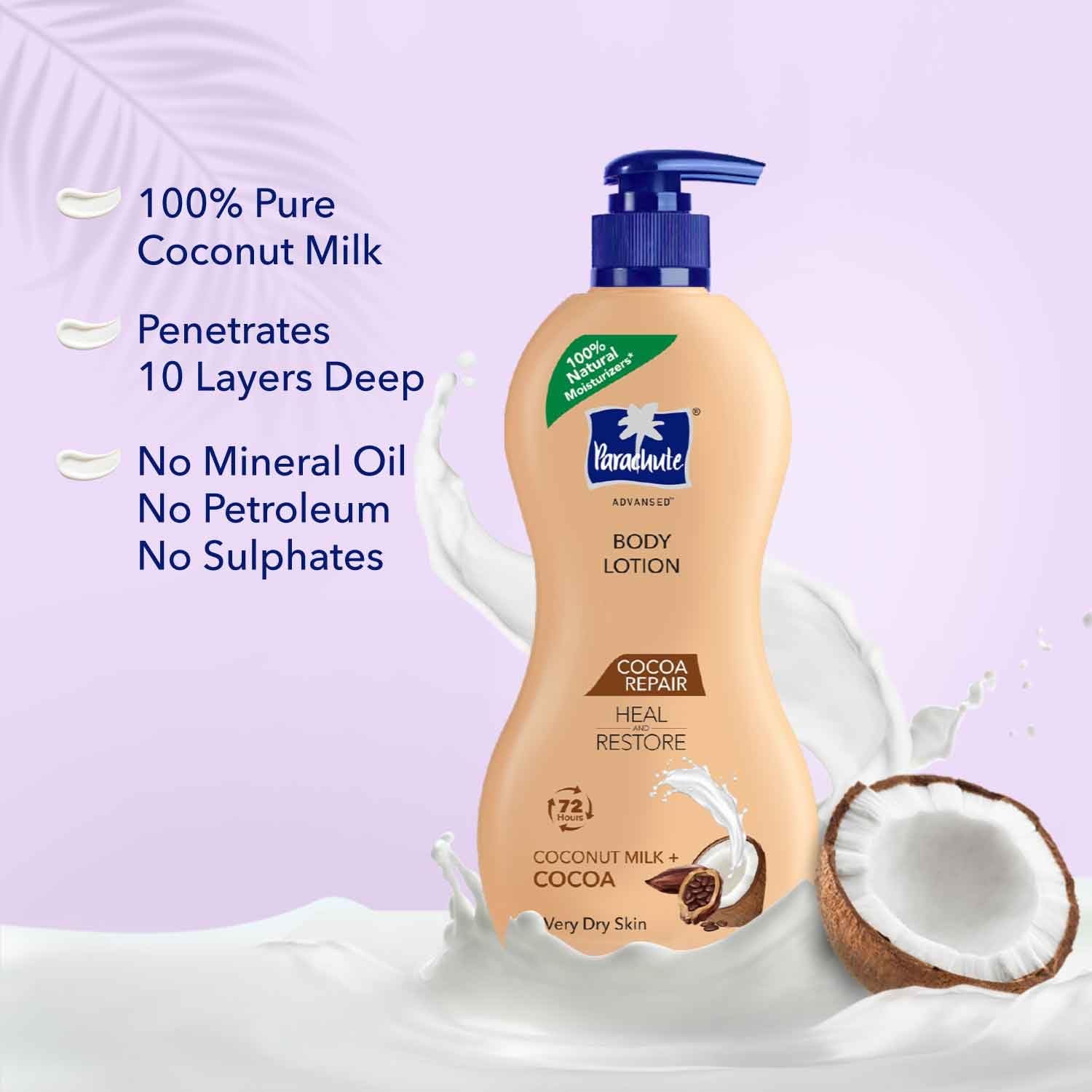 Parachute Advansed Cocoa Repair Body Lotion , Intense Moisture, 400ml thumbnail