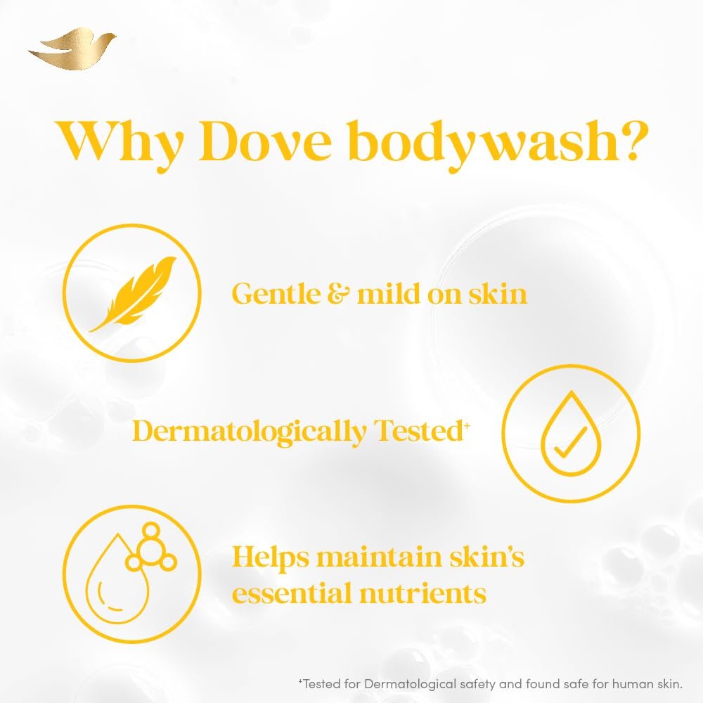 Dove Energising Lemon & Vitamin C Body Wash – 800ml Bottle | Refreshing Cleansing for Soft, Smooth & Revitalized Skin thumbnail