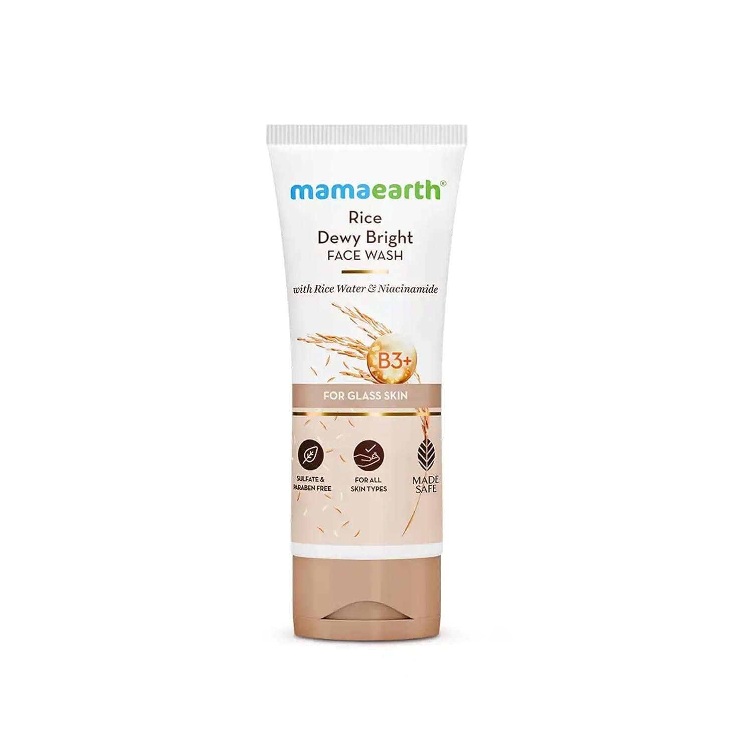 Mamaearth Rice Dewy Bright Face Wash /100 ml
