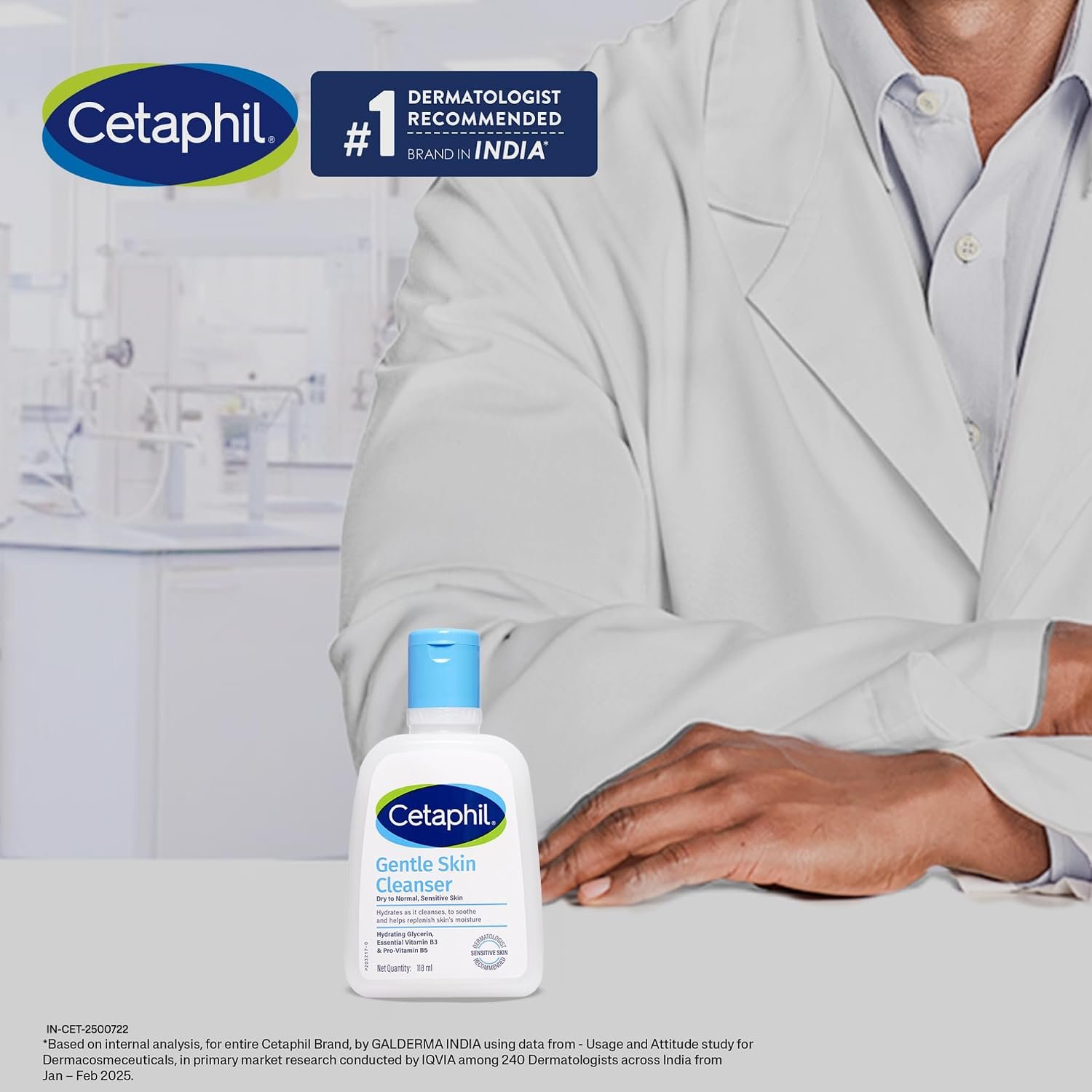 Cetaphil Gentle Skin Hydrating Face Wash 118ml, Paraben Free, Sulphate-Free Gentle Skin Hydrating Cleanser. thumbnail