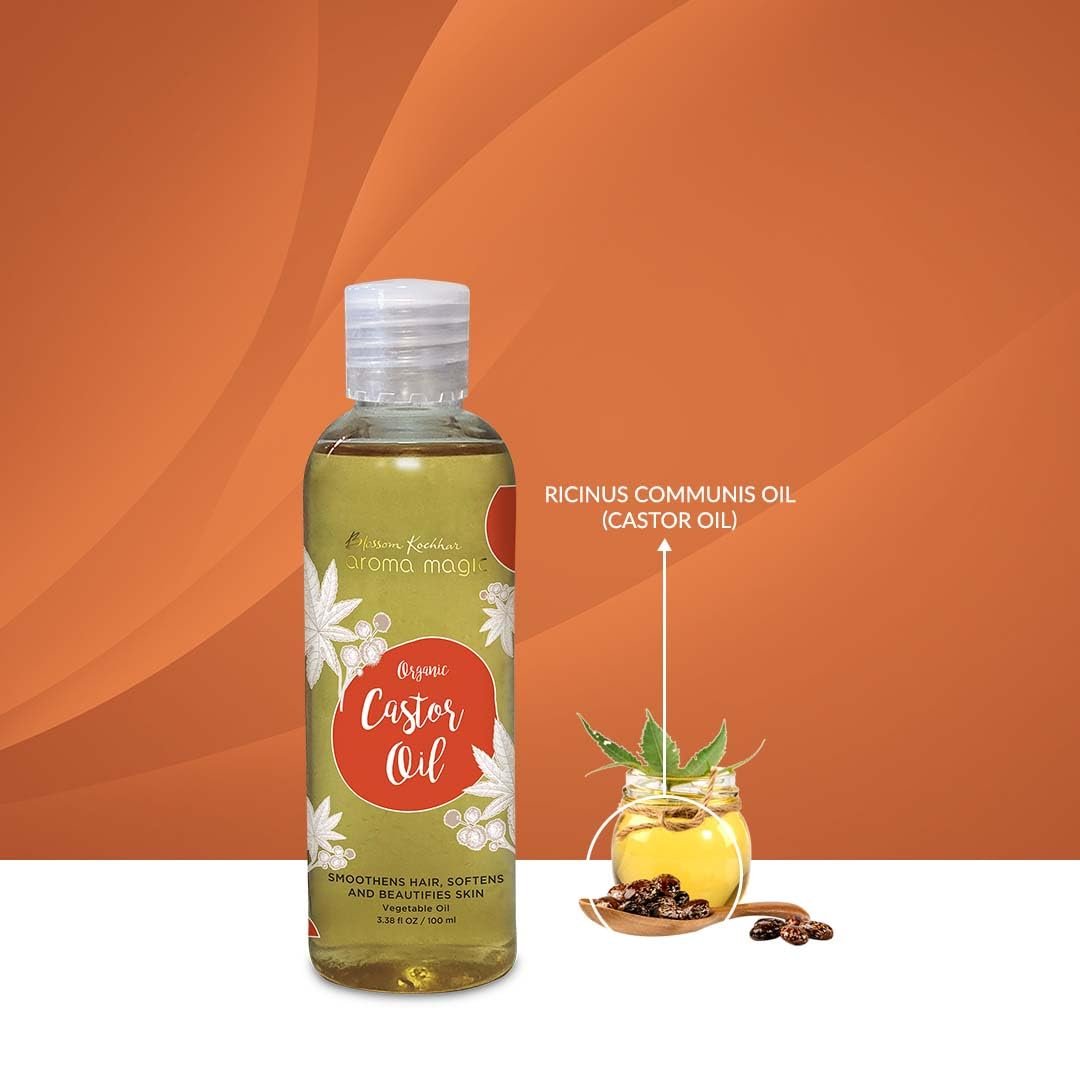 Aroma Magic Organic Castor Oil- 200 ml thumbnail