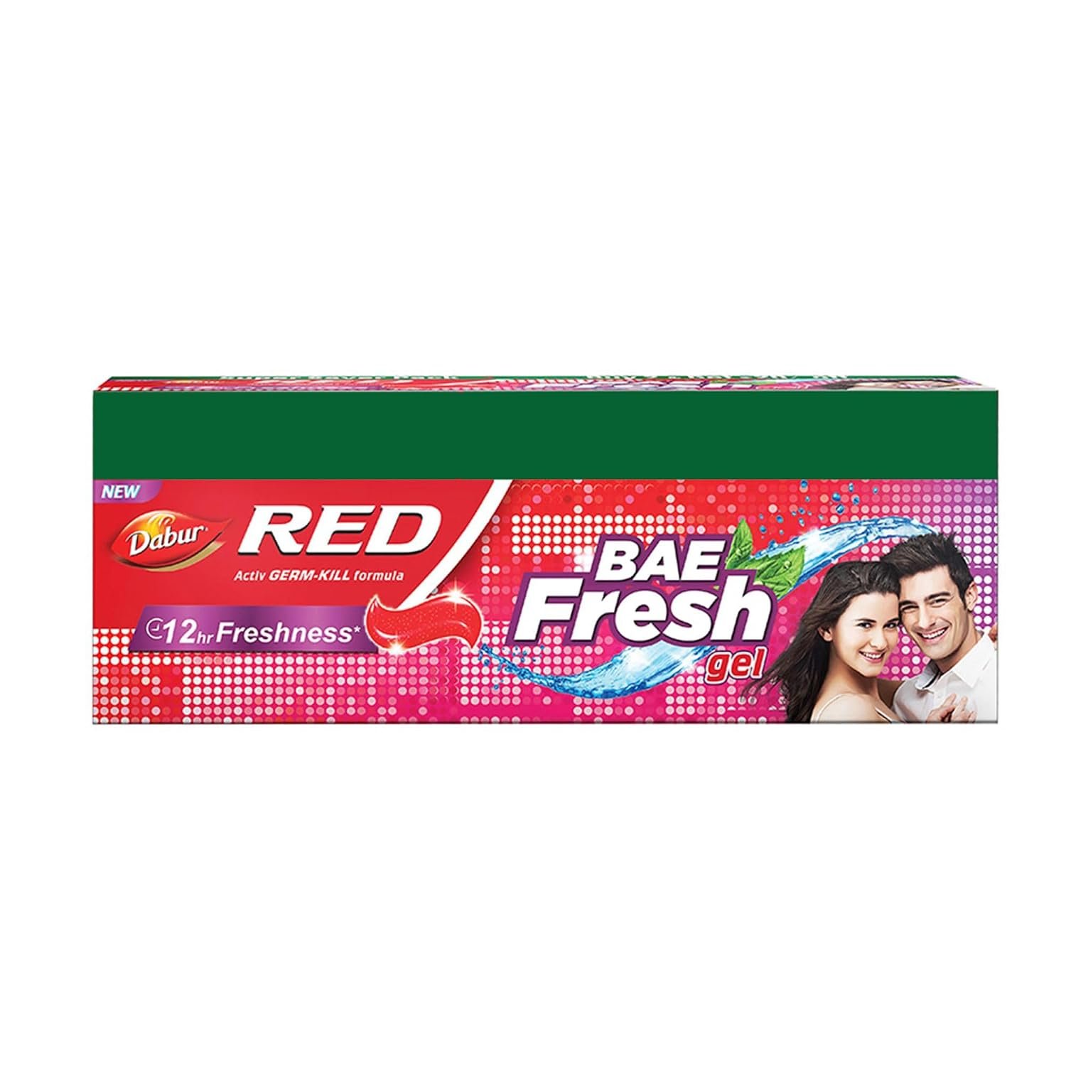 Dabur Red Bae Fresh Gel - 300gm (150gm*2) | Fights Bad Breath, Cavity Germs and Plaque | 12hr Freshness | Activ Germ-Kill formula