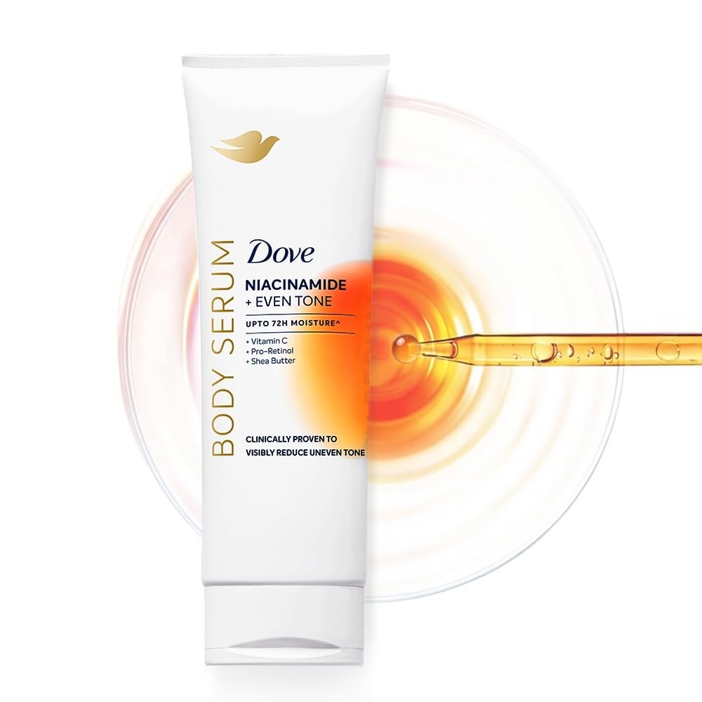 Dove Niacinamide + Even Tone Body Serum | Clinically Proven Body Lotion for Pigmentation and Uneven Skin Tone | 72H Moisture | With Niacinamide & Vitamin C | 240ml thumbnail