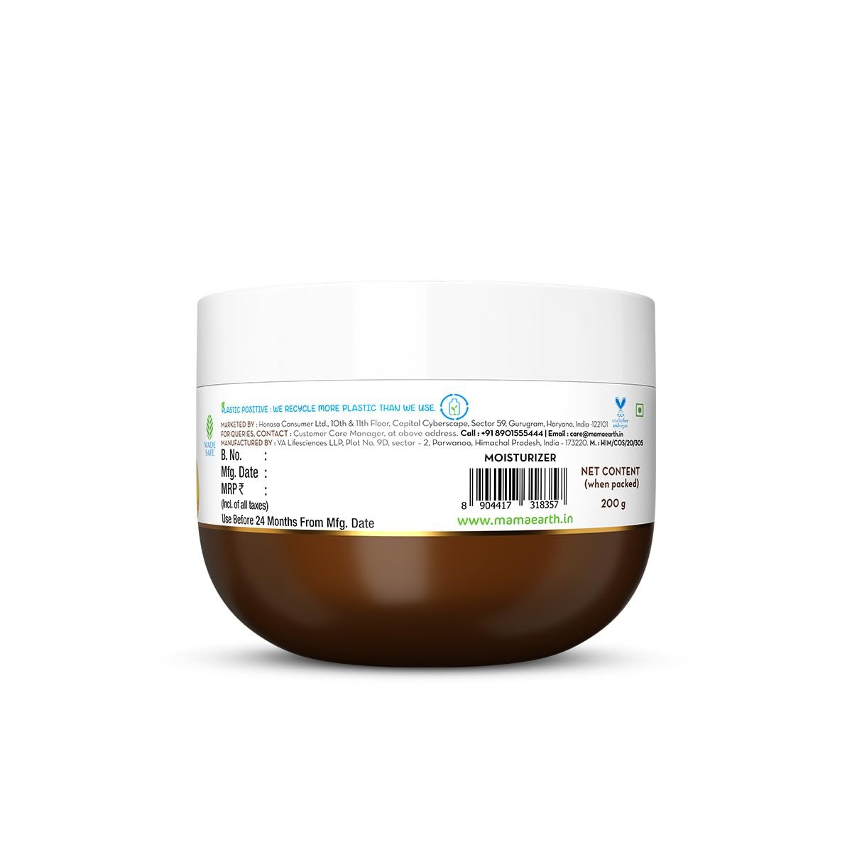 Mamaearth Cocoa Rich Moisturizing Cream 200g thumbnail