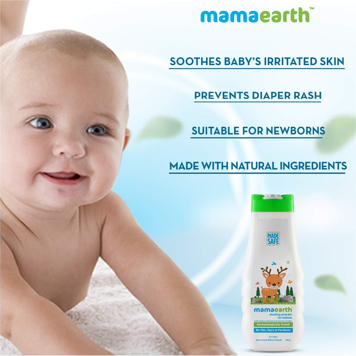 Mamaearth Dusting Power For Babies - 300 g thumbnail
