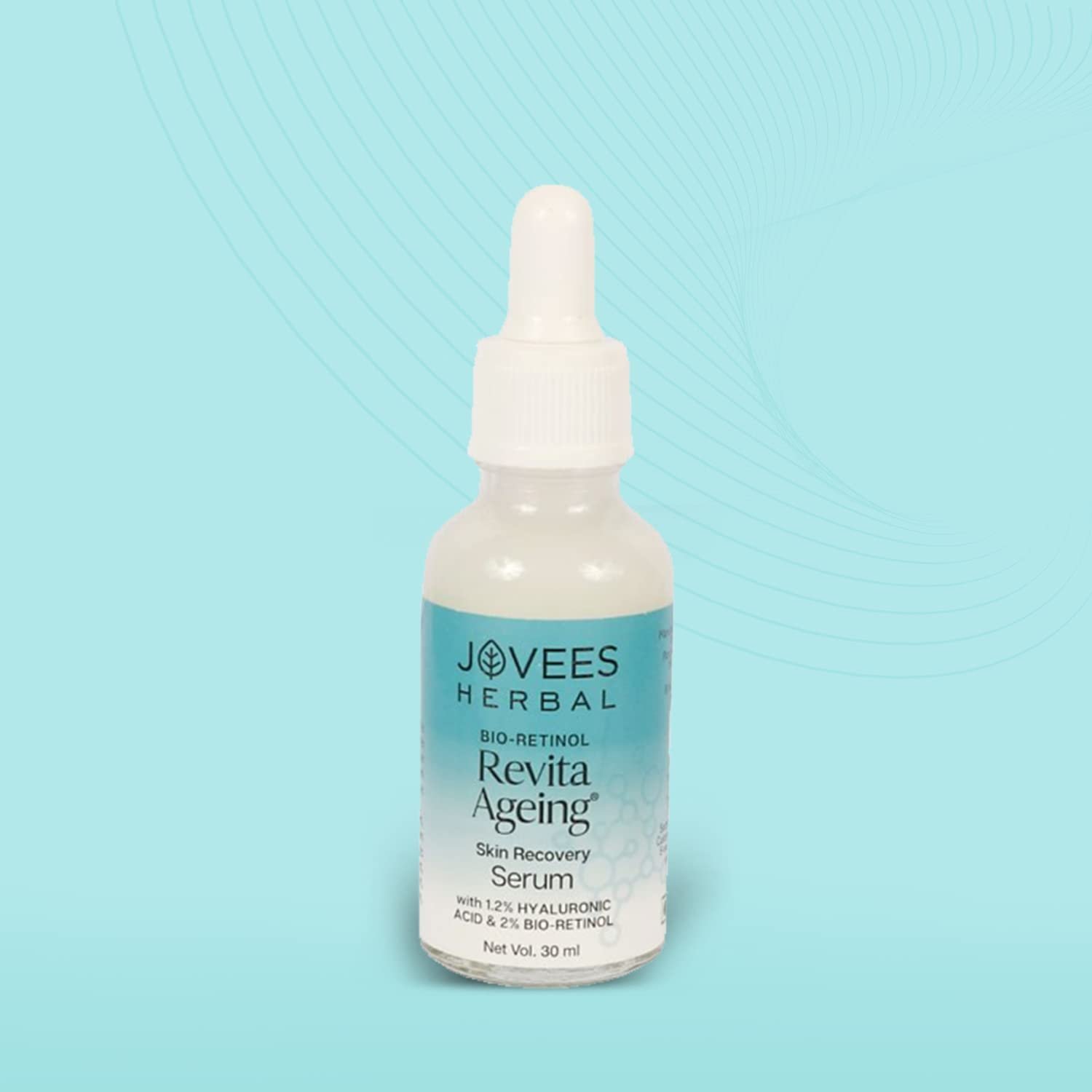 Jovees Herbal Bio-Retinol Revita Ageing Face Serum For Younger-Looking & Spotless Skin | Anti-Aging | Reduces Fine Lines & Wrinkles With Hyaluronic Acid | All Skin Type 30ml thumbnail