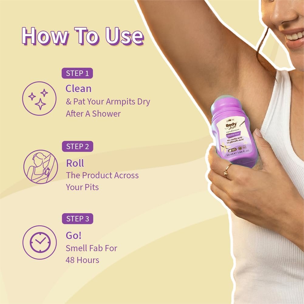 Plum BodyLovin' Vanilla Vibes Underarm Roll On for Women | Warm Vanilla Fragrance Underarm Roll On | 50ml thumbnail