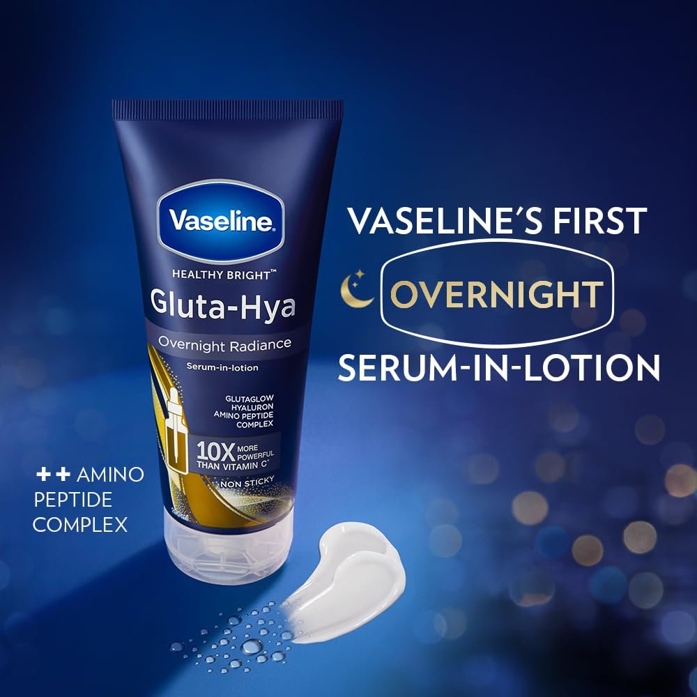 Vaseline Gluta-Hya Overnight Radiance, Serum-In-Lotion, Boosted With Amino Peptide, 200ml thumbnail
