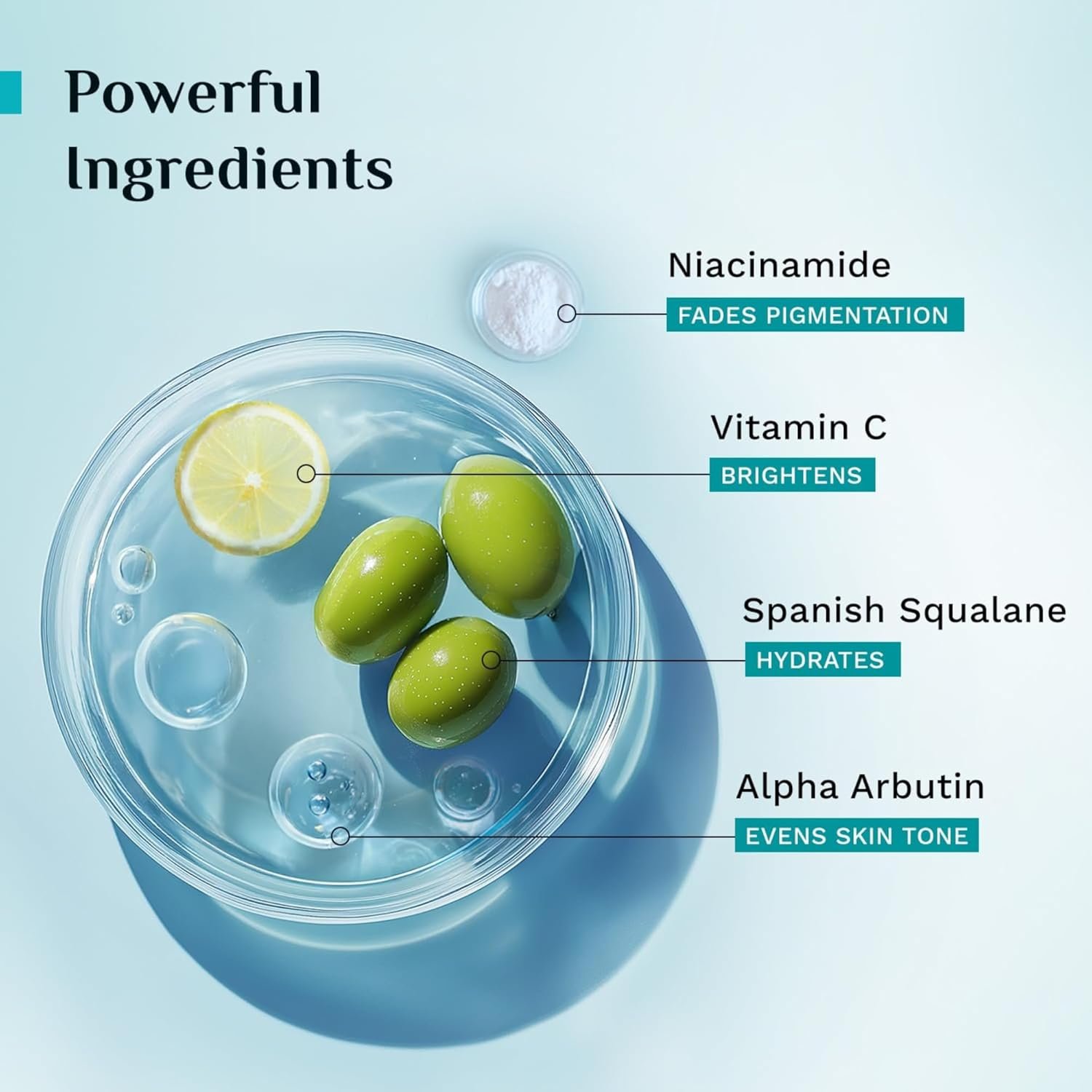 Pilgrim Squalane Niacinamide & Vitamin C Glow Moisturizer for face, dry skin hydration | With vitamin c for glowing skin | Non-greasy | For Women and Men I 50 gm thumbnail