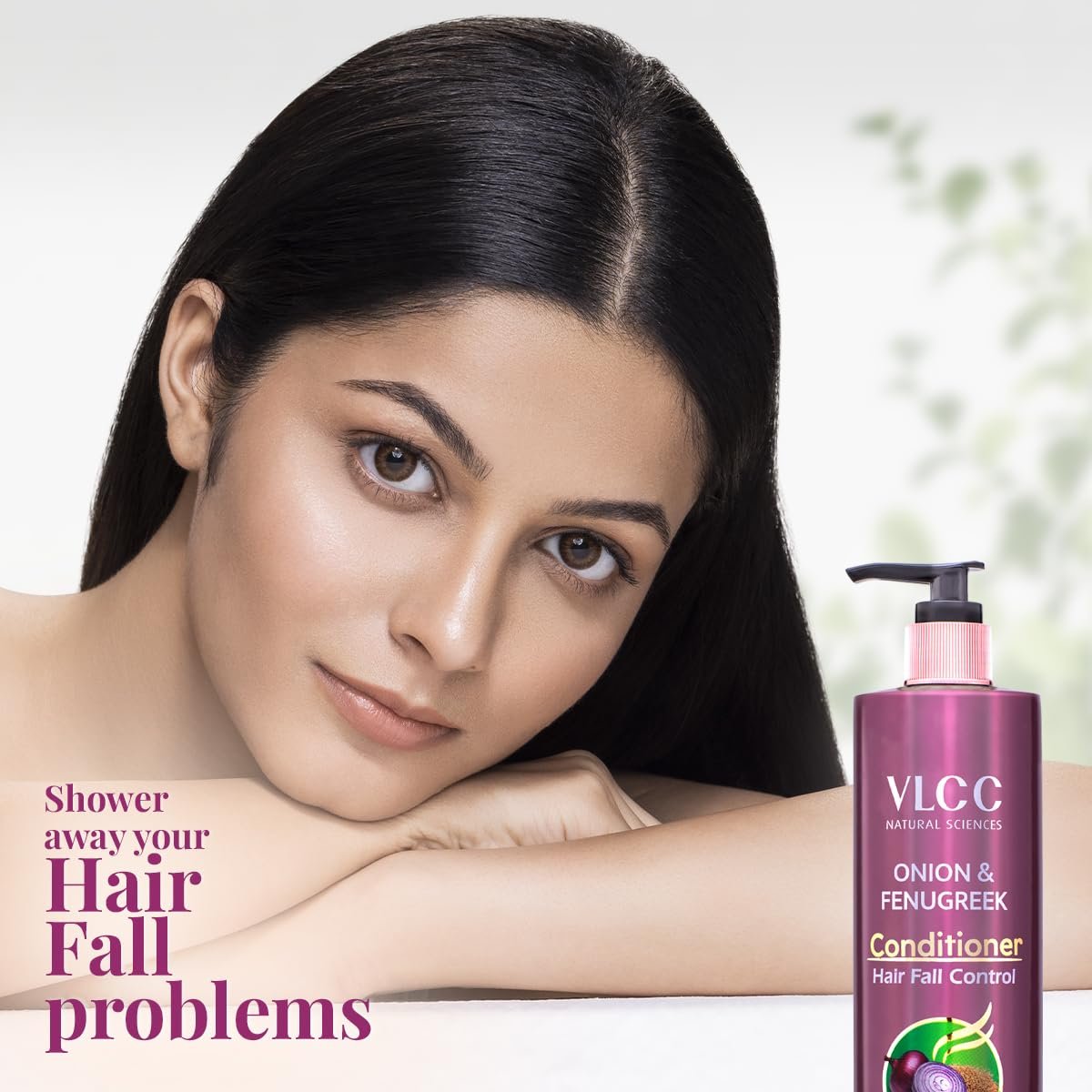 VLCC Onion & Fenugreek Conditioner - 200ml | Hair Softening | Smoothens Hair to Control Breakage | Sulphate & Paraben Free Conditioner With Onion, Fenugreek, Almond and Black Seed thumbnail