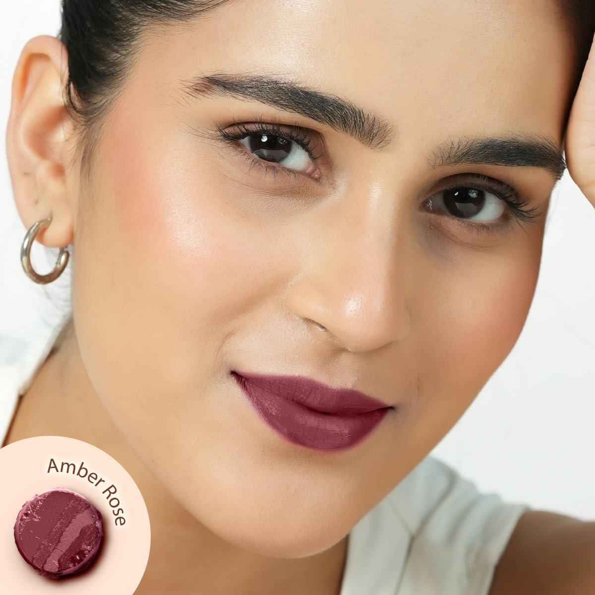 Mamaearth Moisture Matte Longstay Lipstick with Avocado Oil & Vitamin E for 12 Hour Long Stay-21 Amber Rose - 2 g thumbnail